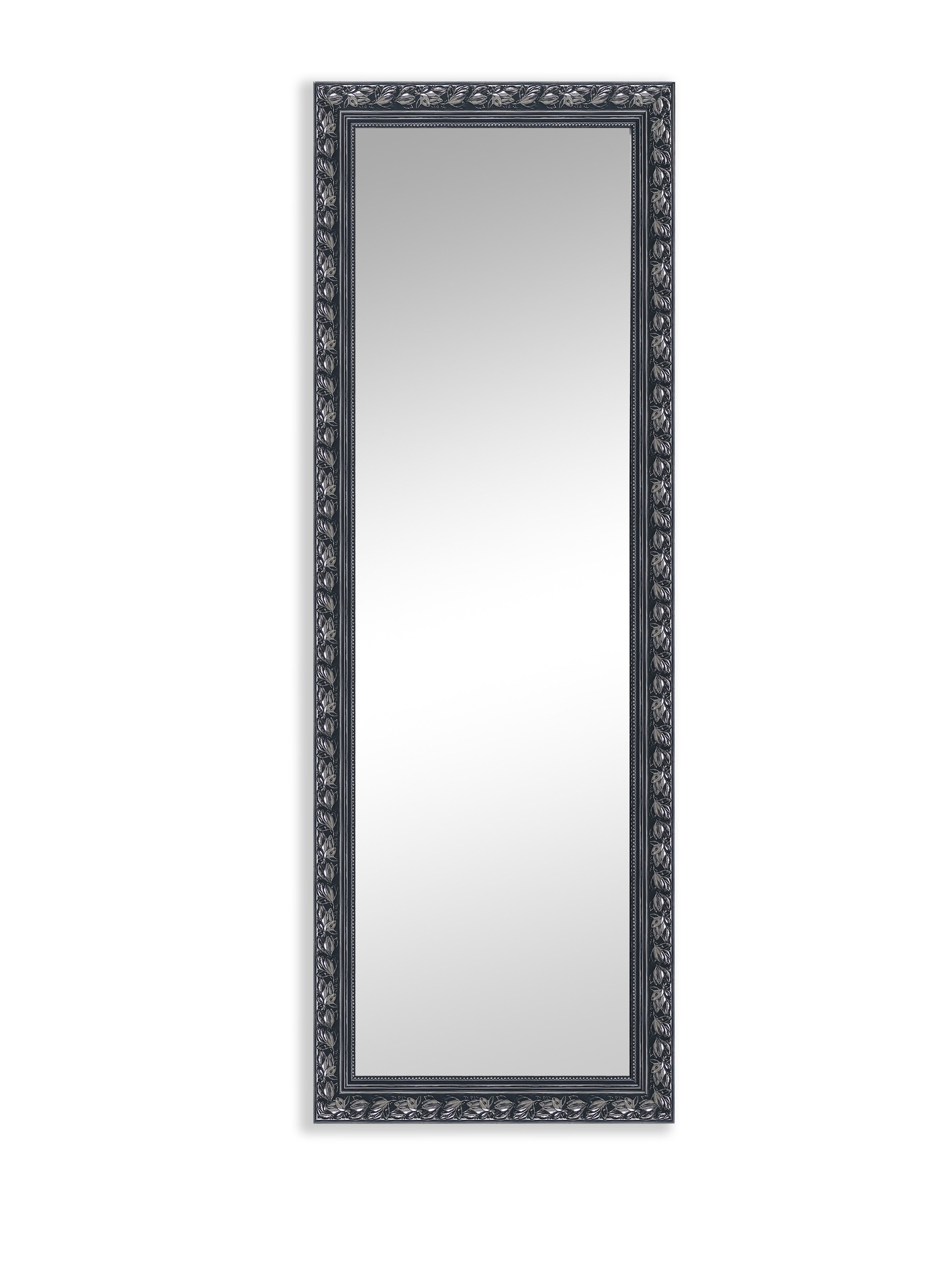 furnling Dekospiegel Tarifa (1-St), mit schwarz-silbernem Zierrahmen aus MDF, eleganter Spiegel für Flur