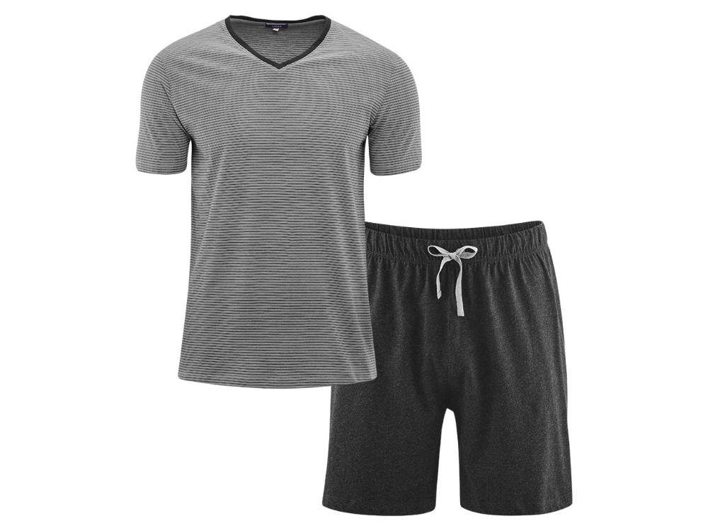 Pyjama Living Crafts Bio-Herren-Schlafanzug 'Carl' kurz