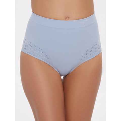 Pure Shape Slip Panty elastisch mit Blümchen-Loch-Design