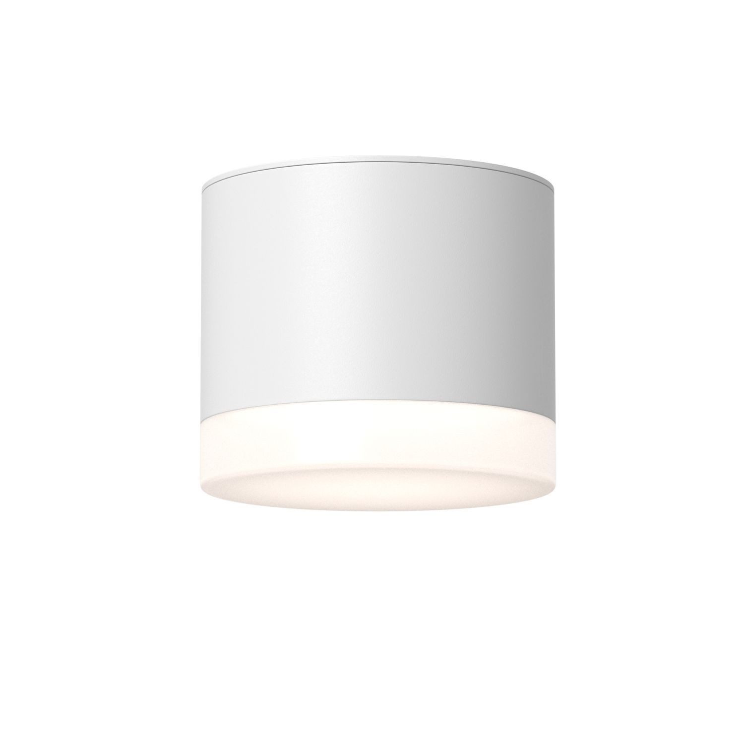 Licht-Erlebnisse Deckenleuchte KAREY, ohne Leuchtmittel, Aluminium GX53 rund D: 8,2 cm Weiß Deckenlampe