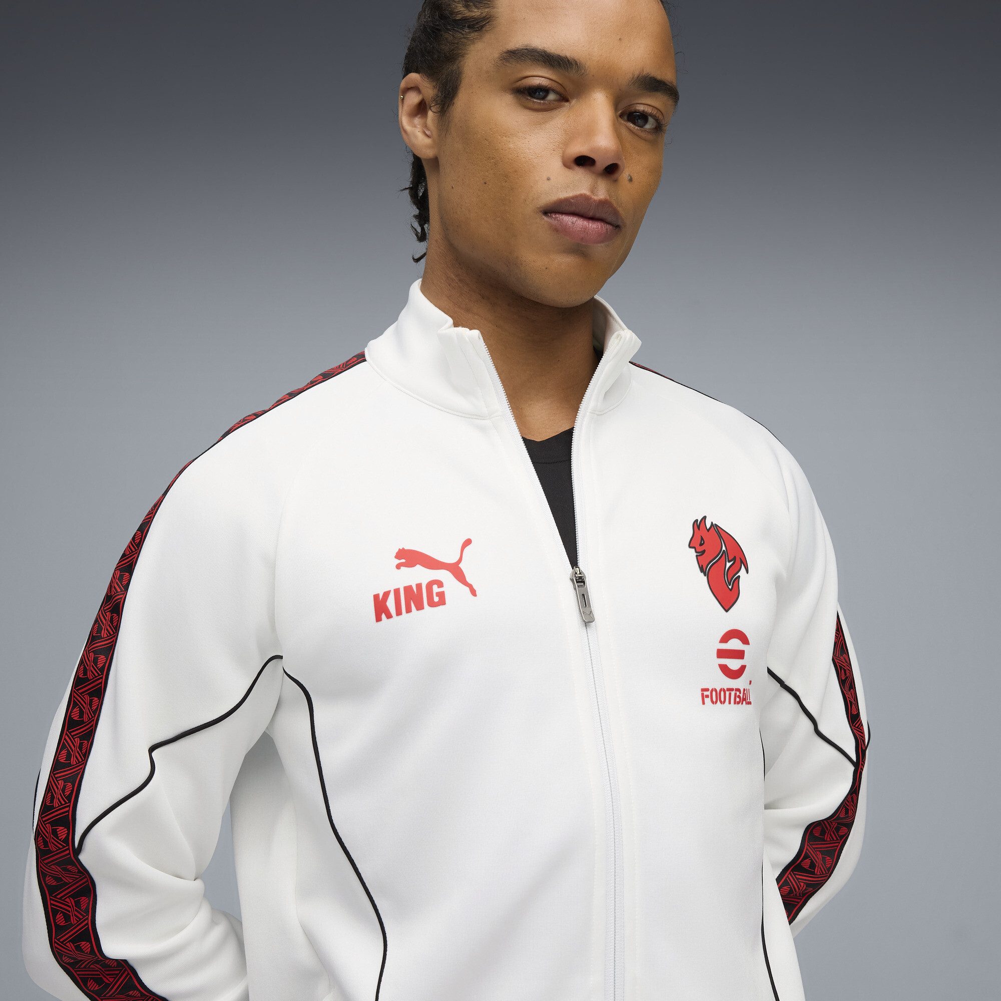 PUMA Sweatjacke AC Milan KING Anthem Jacke Herren