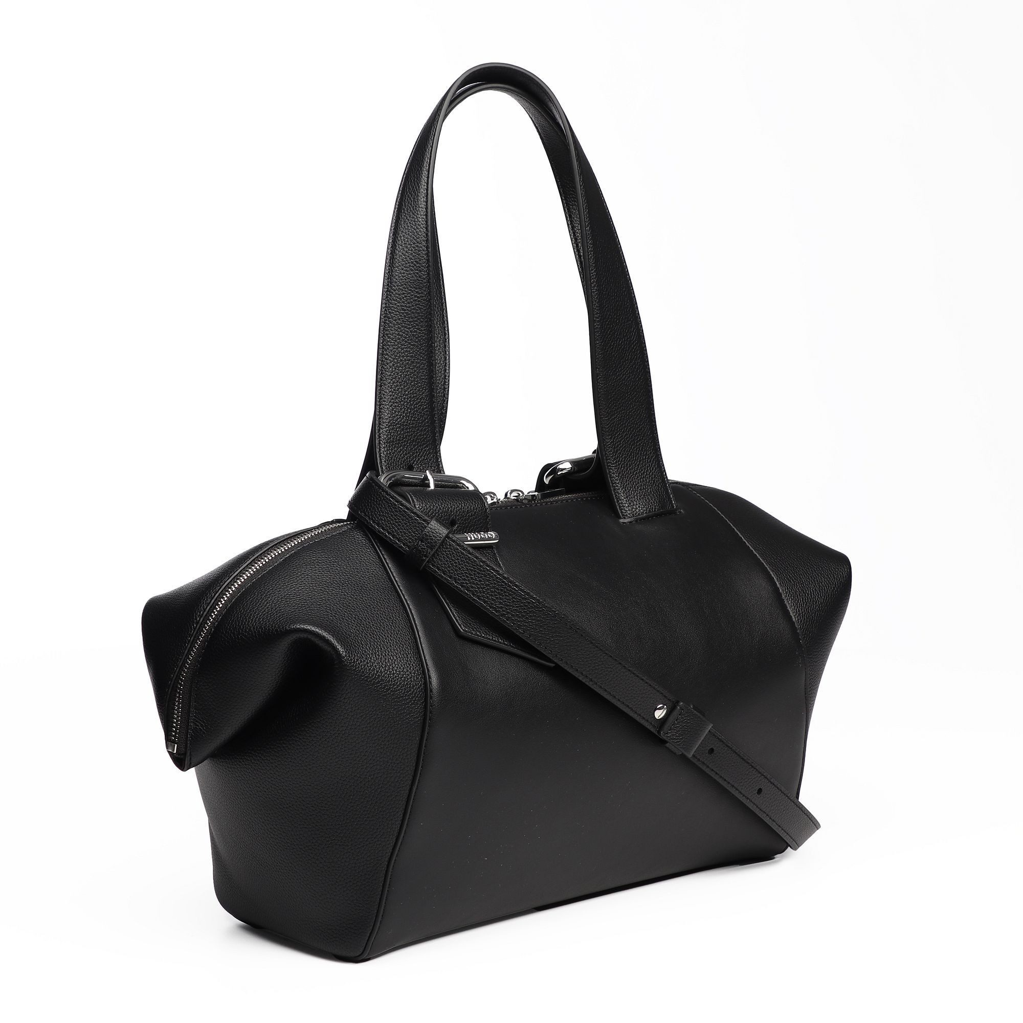 HUGO Schultertasche Ninda, Polyurethan