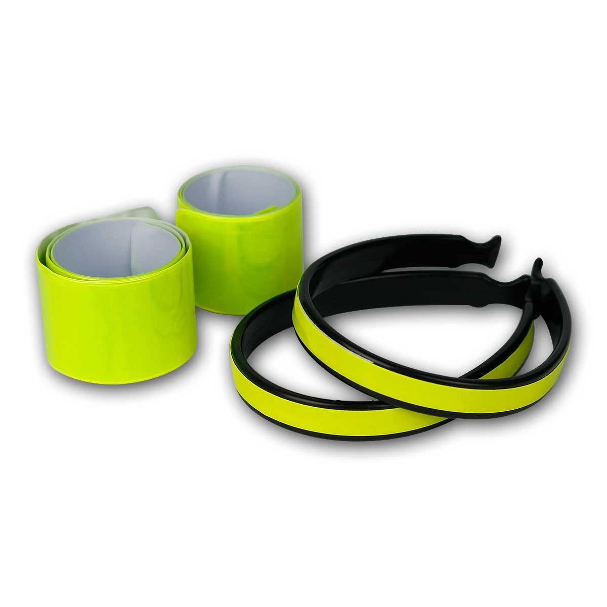 Filmer Reflektorband Reflektorband Set 4-teilig, Snap & Hosenklammer