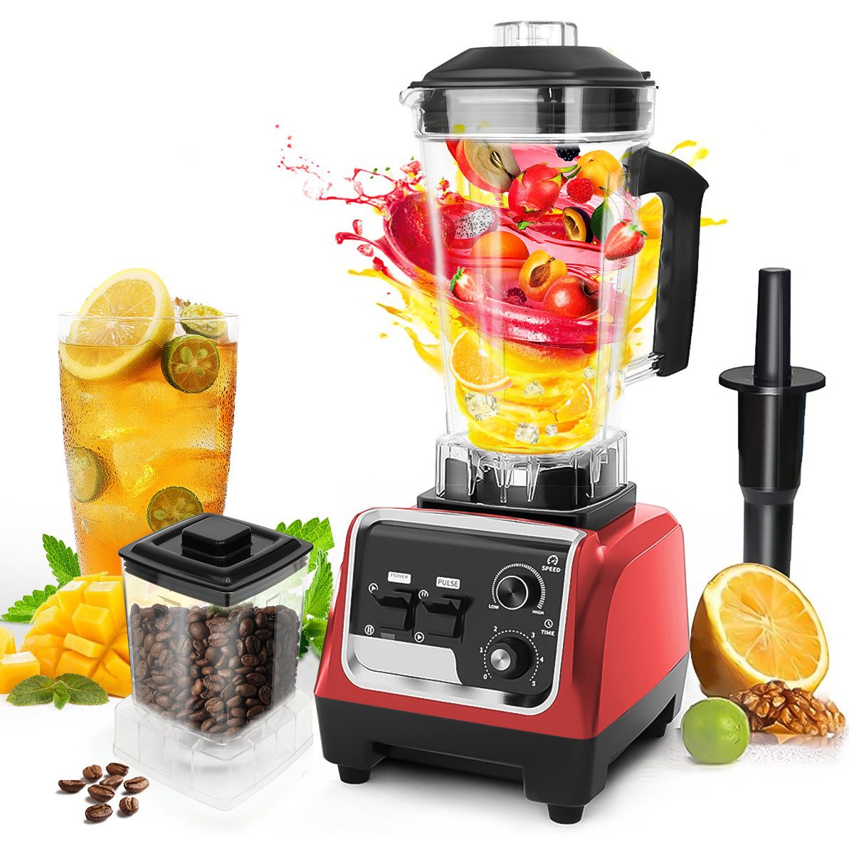 Standmixer 9 Stufen Smoothie Mixer Smoothie Maker