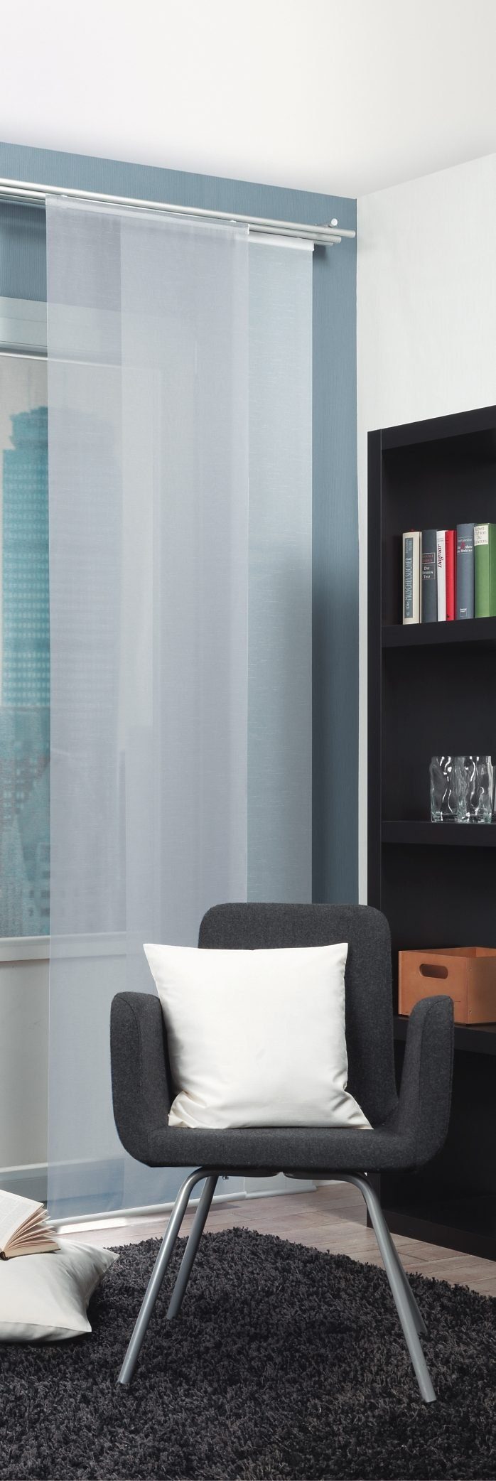 HOME WOHNIDEEN Schiebegardine Oakland, Klettband (1 günstig online kaufen