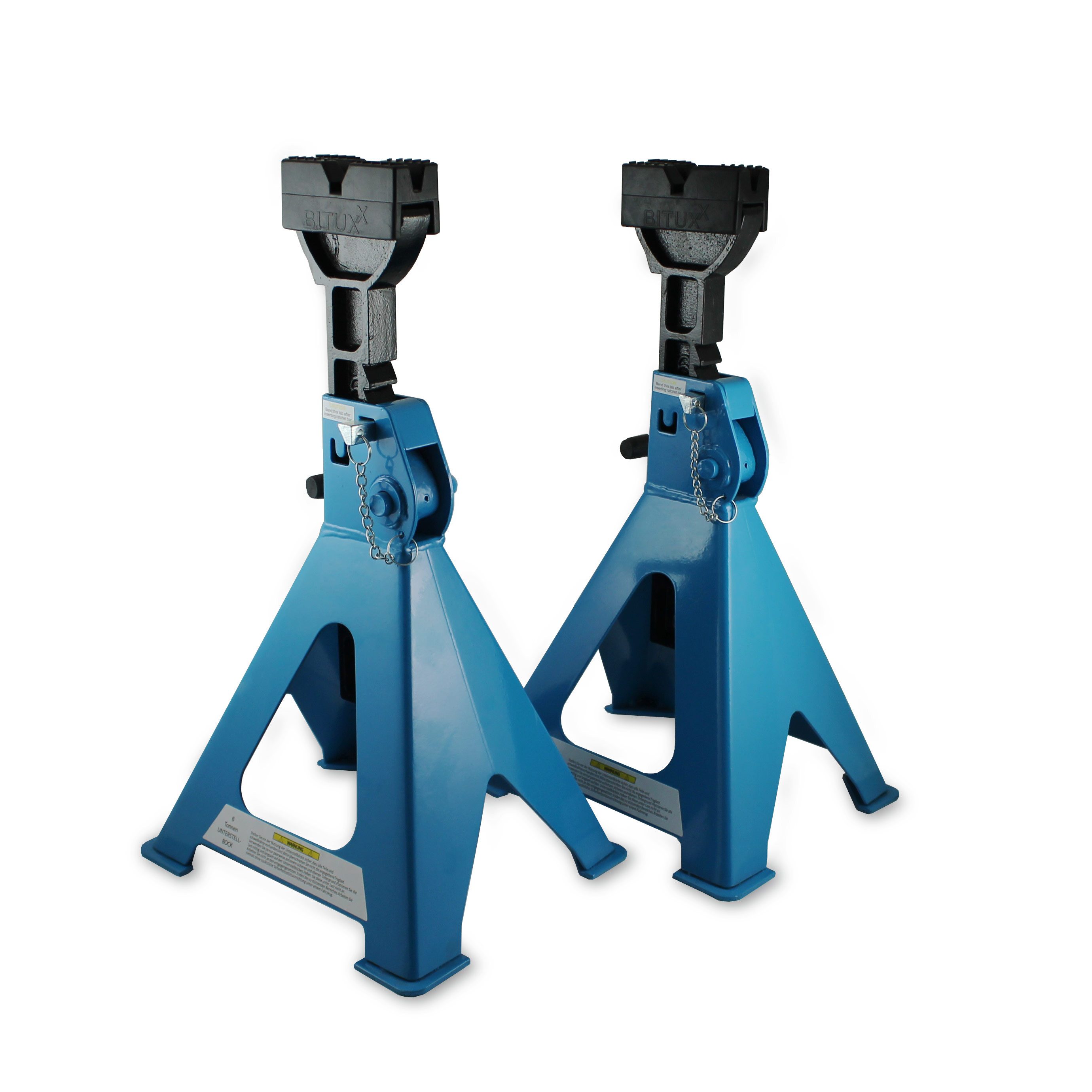 Bituxx Unterstellbock 2 Stück inkl. Heber 6000 kg, 6000 kg max. Belastbarkeit, (2er Set, 2-St., MS-15211)