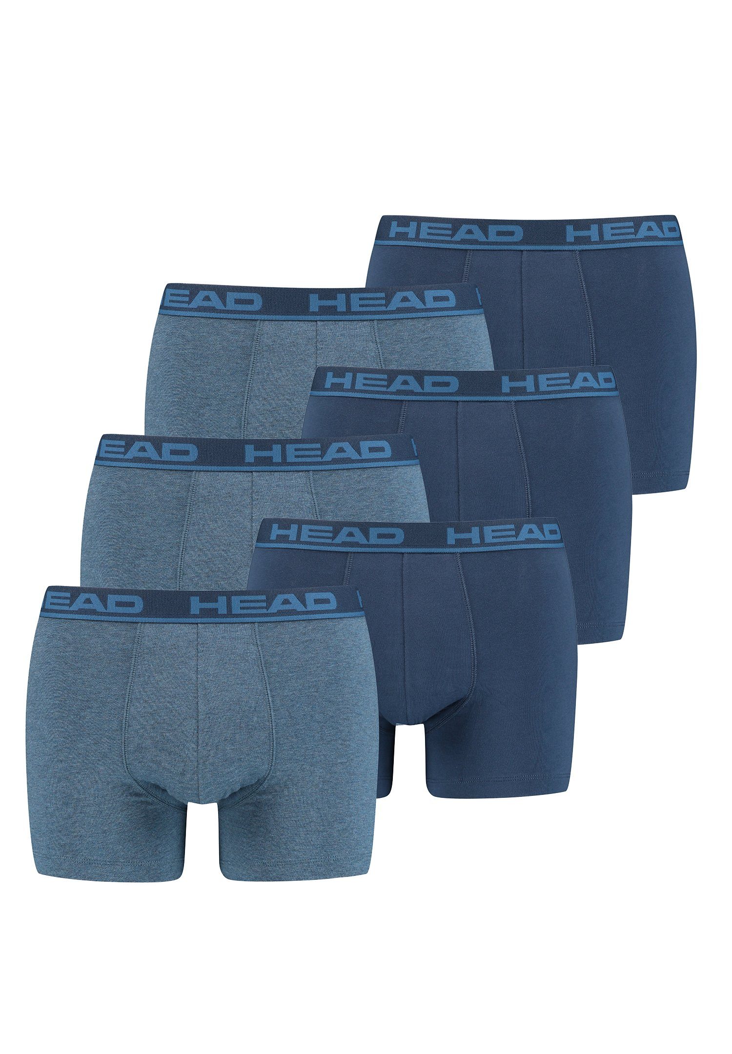 - 6P 6-St., Basic Heaven Boxershorts Head Head Boxer (Spar-Set, Blue 003 6er-Pack)