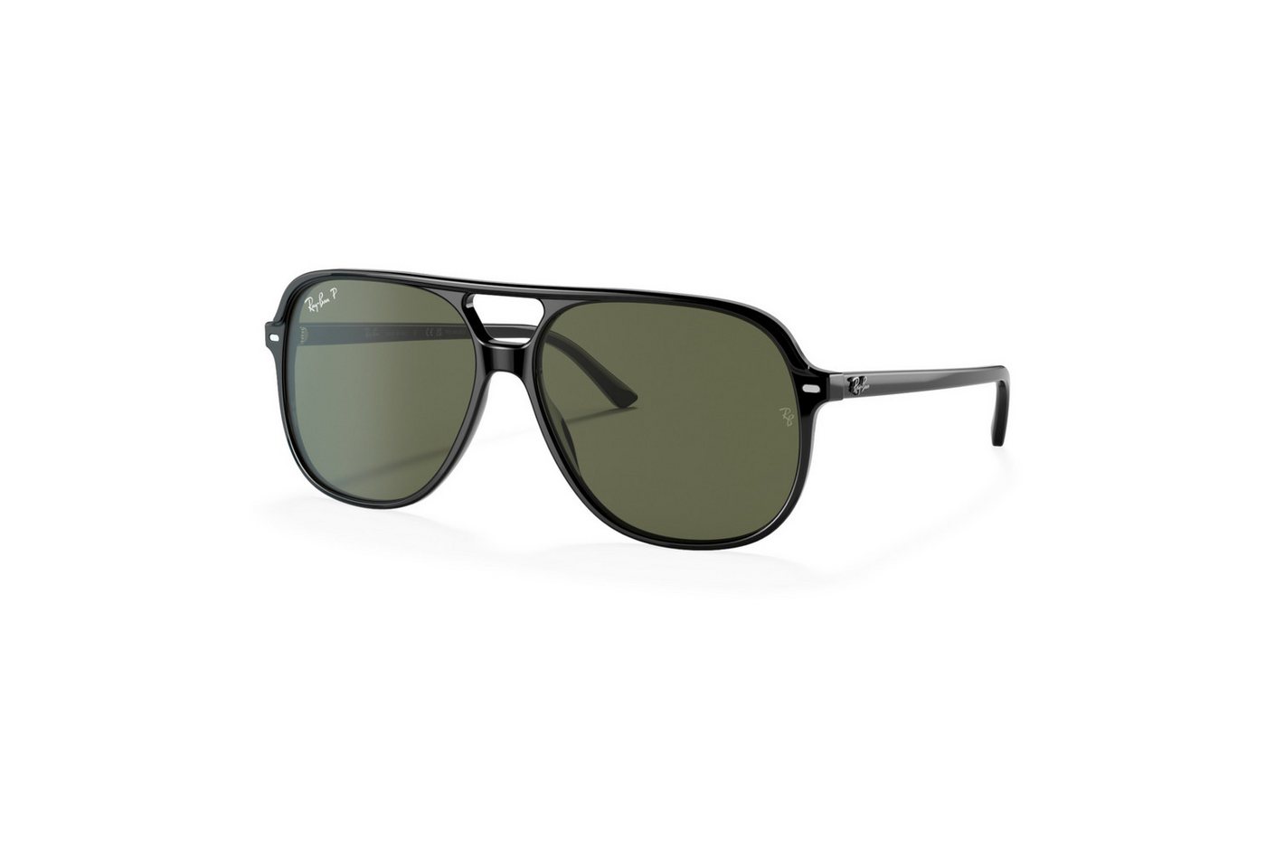 Ray-Ban Sonnenbrille Bill 901/58 (Glasfarbe: G-15 Grün Polarisiert) schwarz - 1 Brille