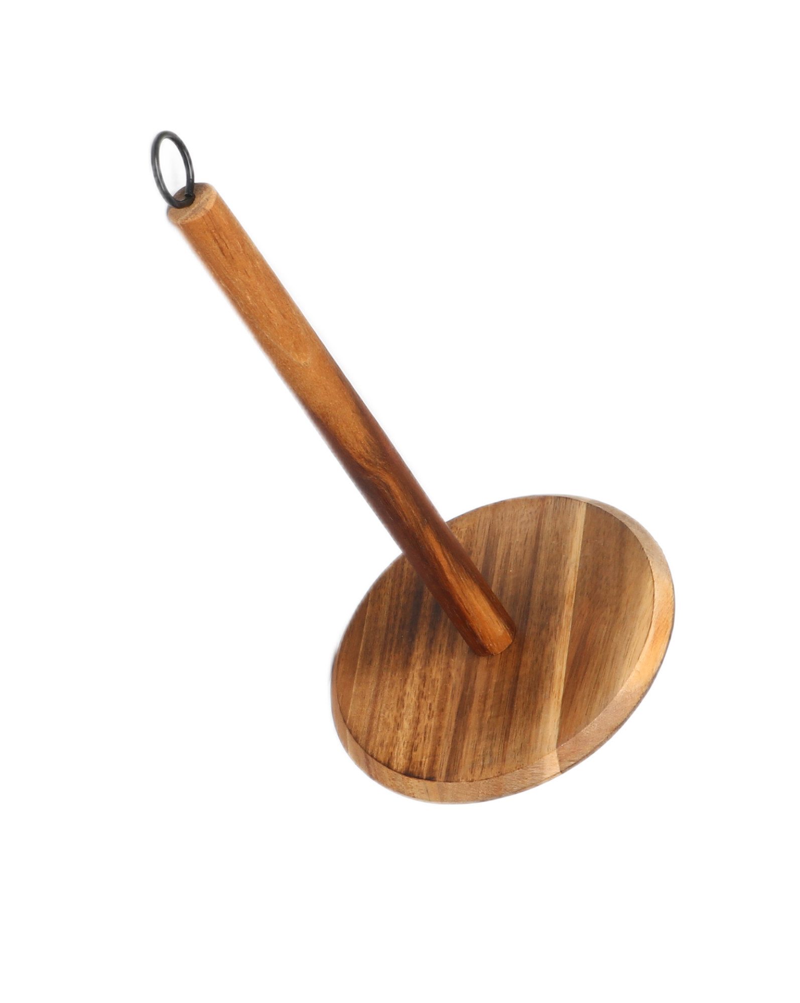 Cheffinger Küchenrollenhalter Rutschfester Bambus Küchenrollenständer – Stilvoll & Praktisch ø15 cm, (1-St)