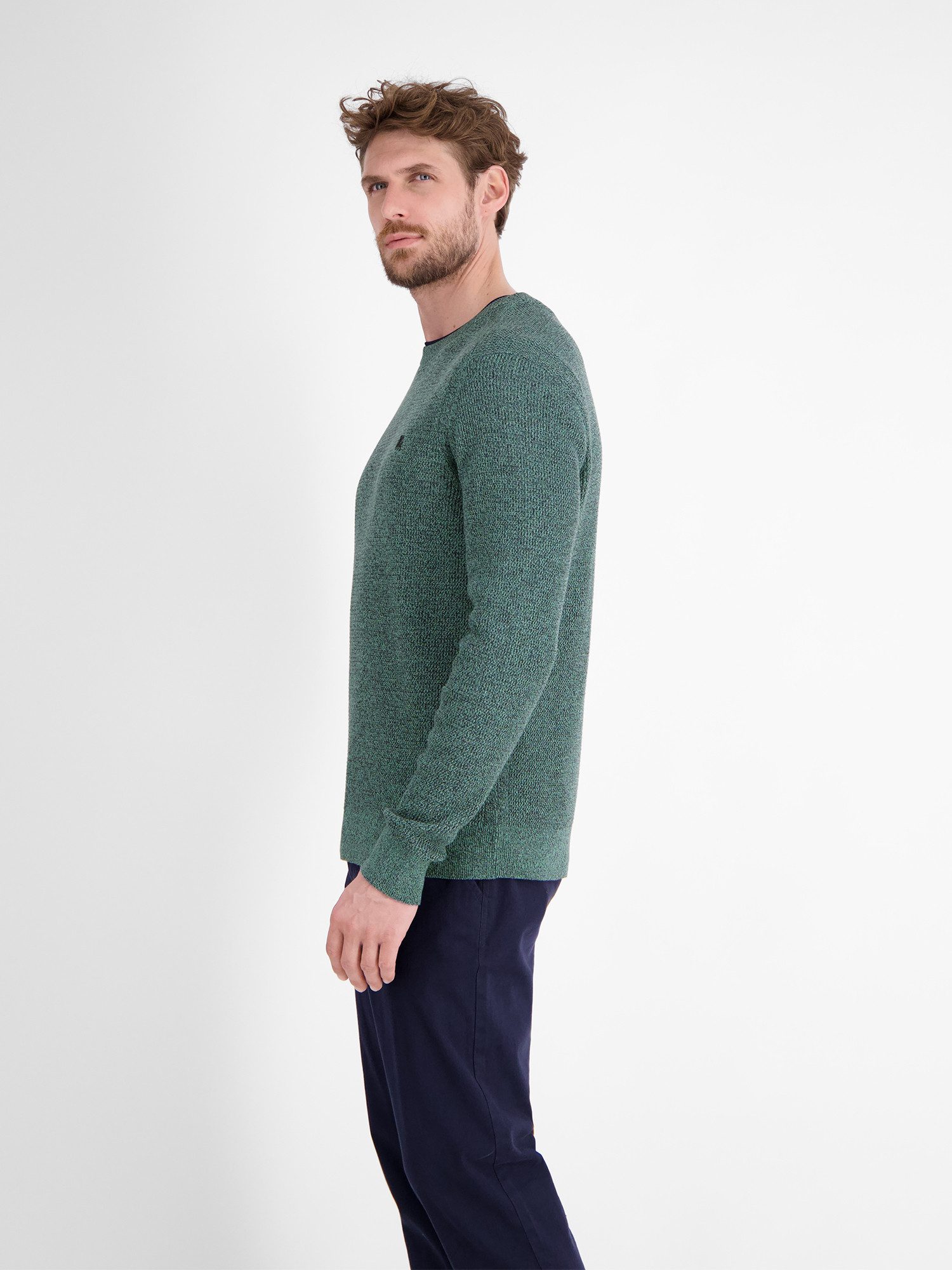 LERROS Strickpullover Herren Strickpullover in Strukturqualität