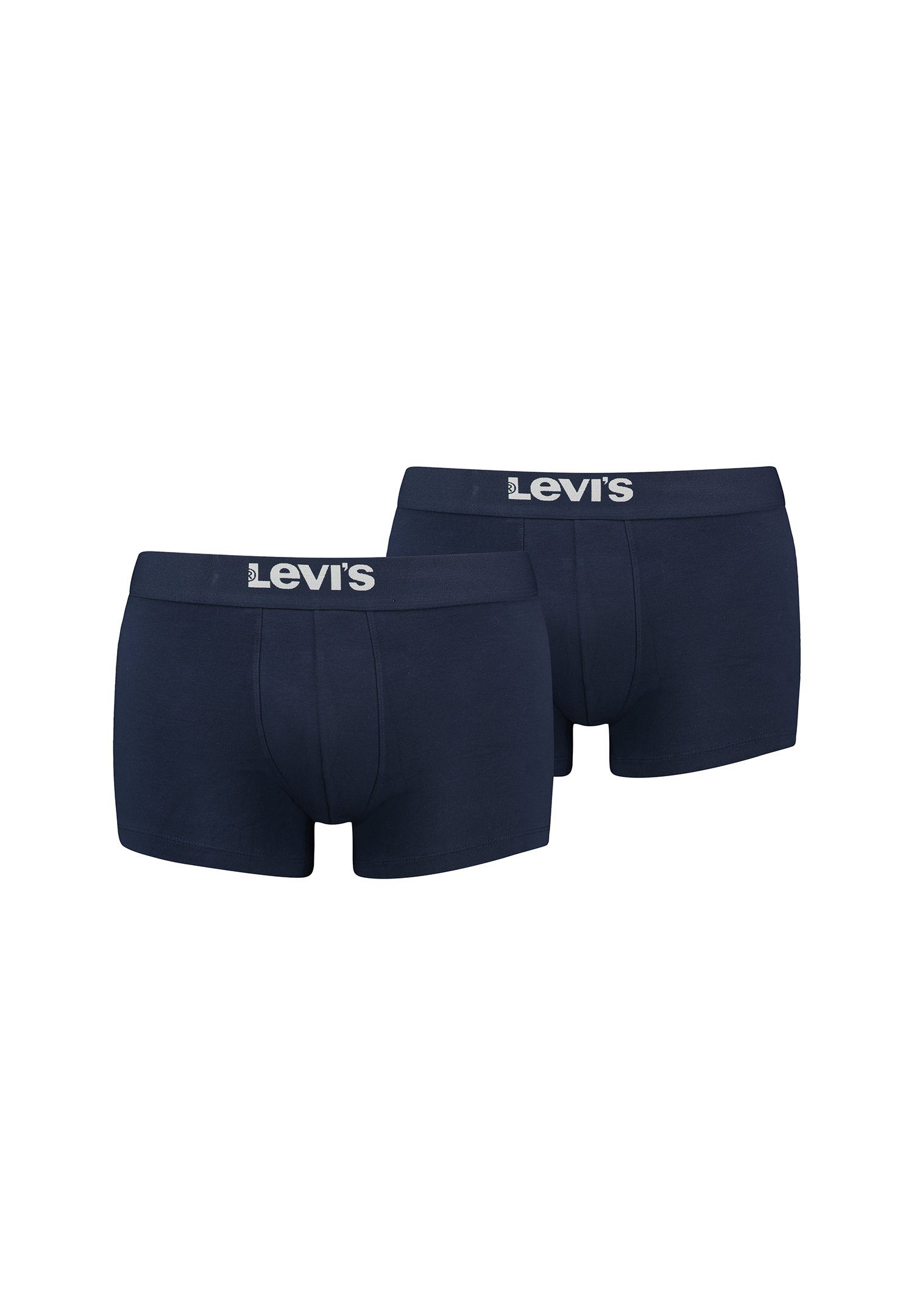 Levi's® Boxershorts LEVIS MEN SOLID BASIC TRUNK ORGANIC CO 2er Pack (Set, 2-St., 2er-Pack) Navy