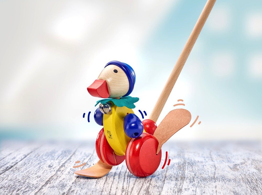 Selecta Schiebestab Selecta Kleinkindwelt Holz Schiebespielzeug günstig online kaufen