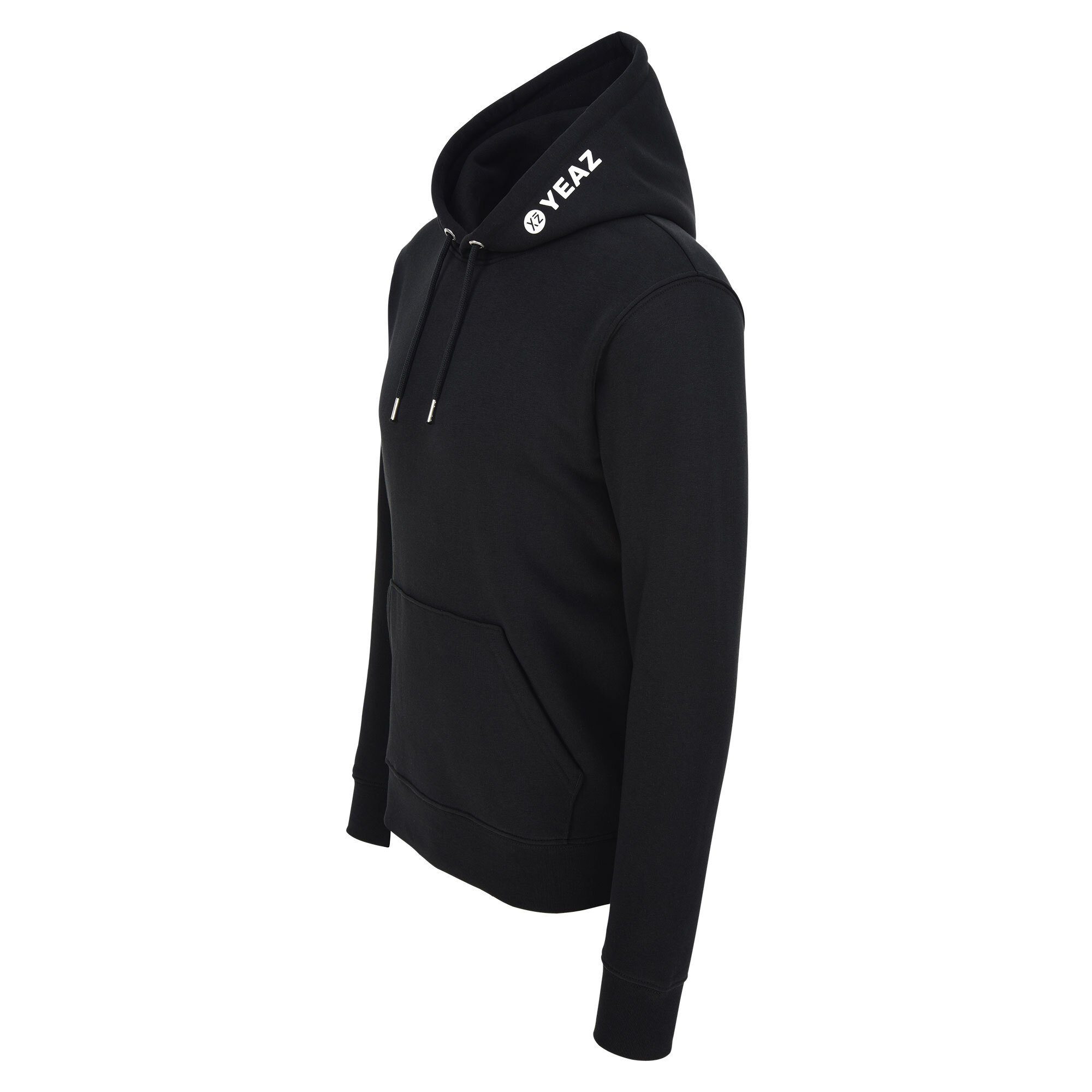 YEAZ Hoodie CUSHY Hoodie Ink Black (unisex) (1-tlg) CUSHY Unisex Hoodie aus hochwertigem veganen Material-Mix