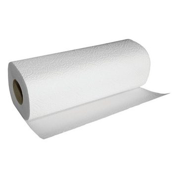 WIPEX Papierküchenrolle (32-St), 3-lagig, weiß mit Prägung, 50 Blatt/Rolle