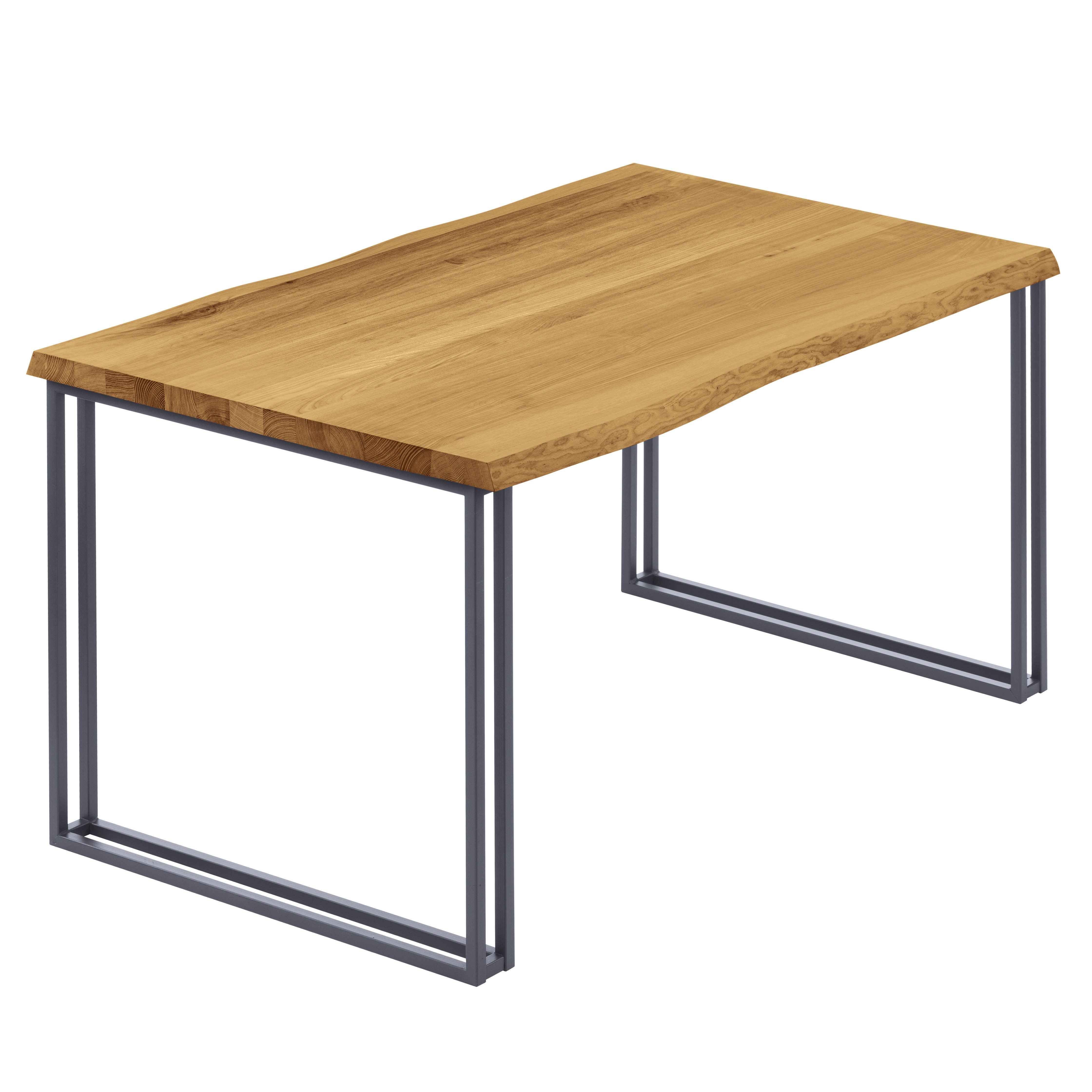 LAMO Manufaktur Baumkantentisch Frame Esstisch Massivholz günstig online kaufen