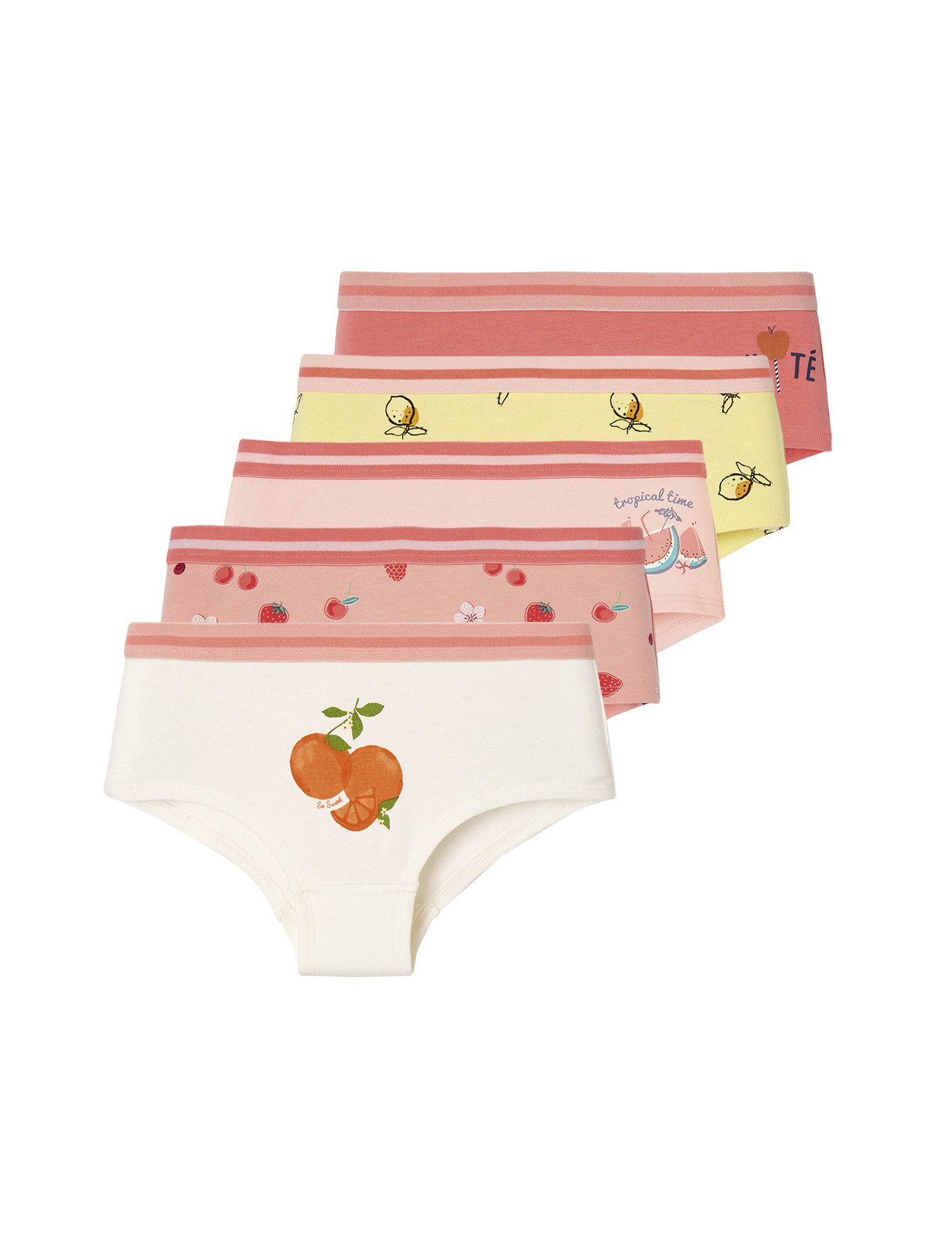 Slip 5er-Pack Mädchen Shortys