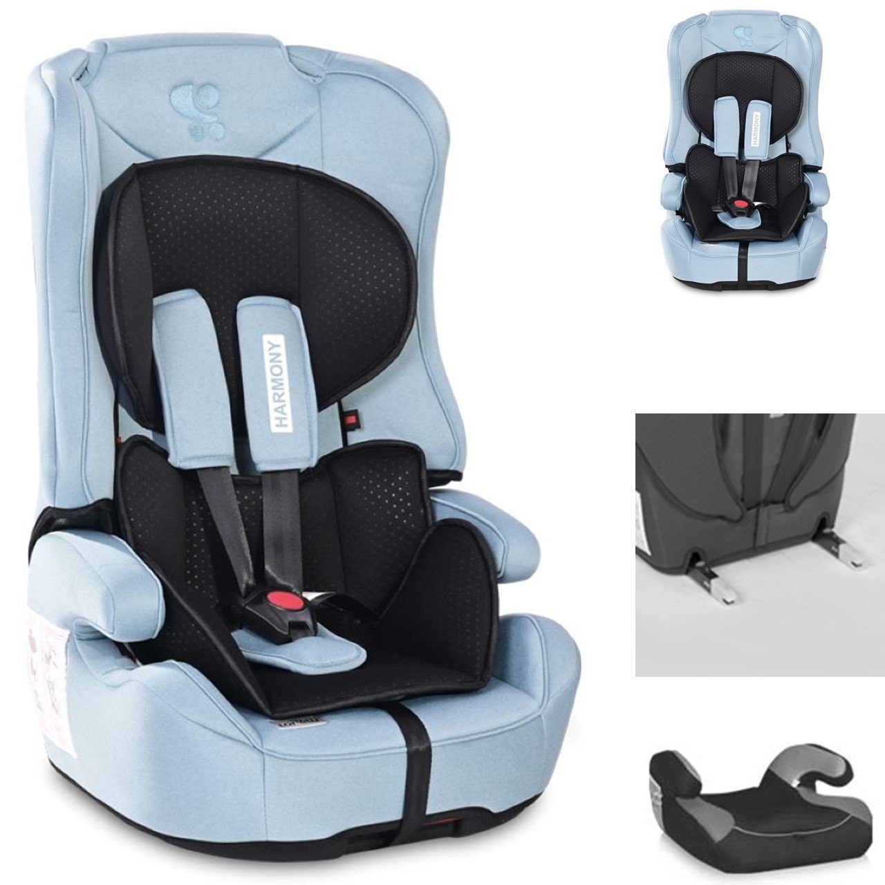 bis: Lorelli kg, kg) (9-36 Harmony Kindersitz Autokindersitz umbaubar 1/2/3, Gruppe 36 hellblau Sitzerhöhung