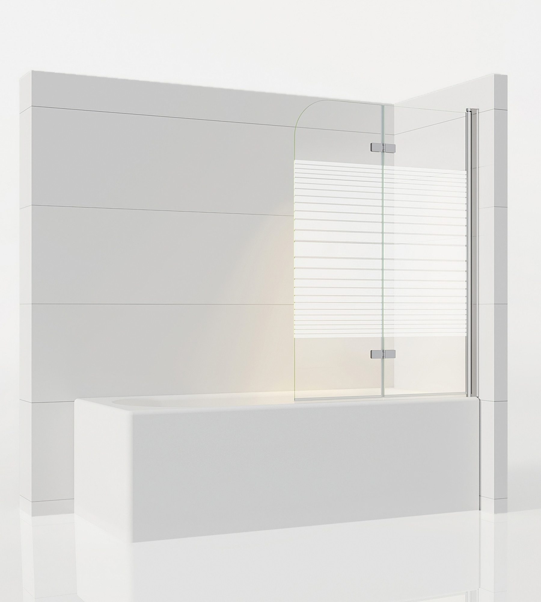 IMPTS Badewannenaufsatz Duschwand für Badewanne Badewannenfaltwand günstig online kaufen