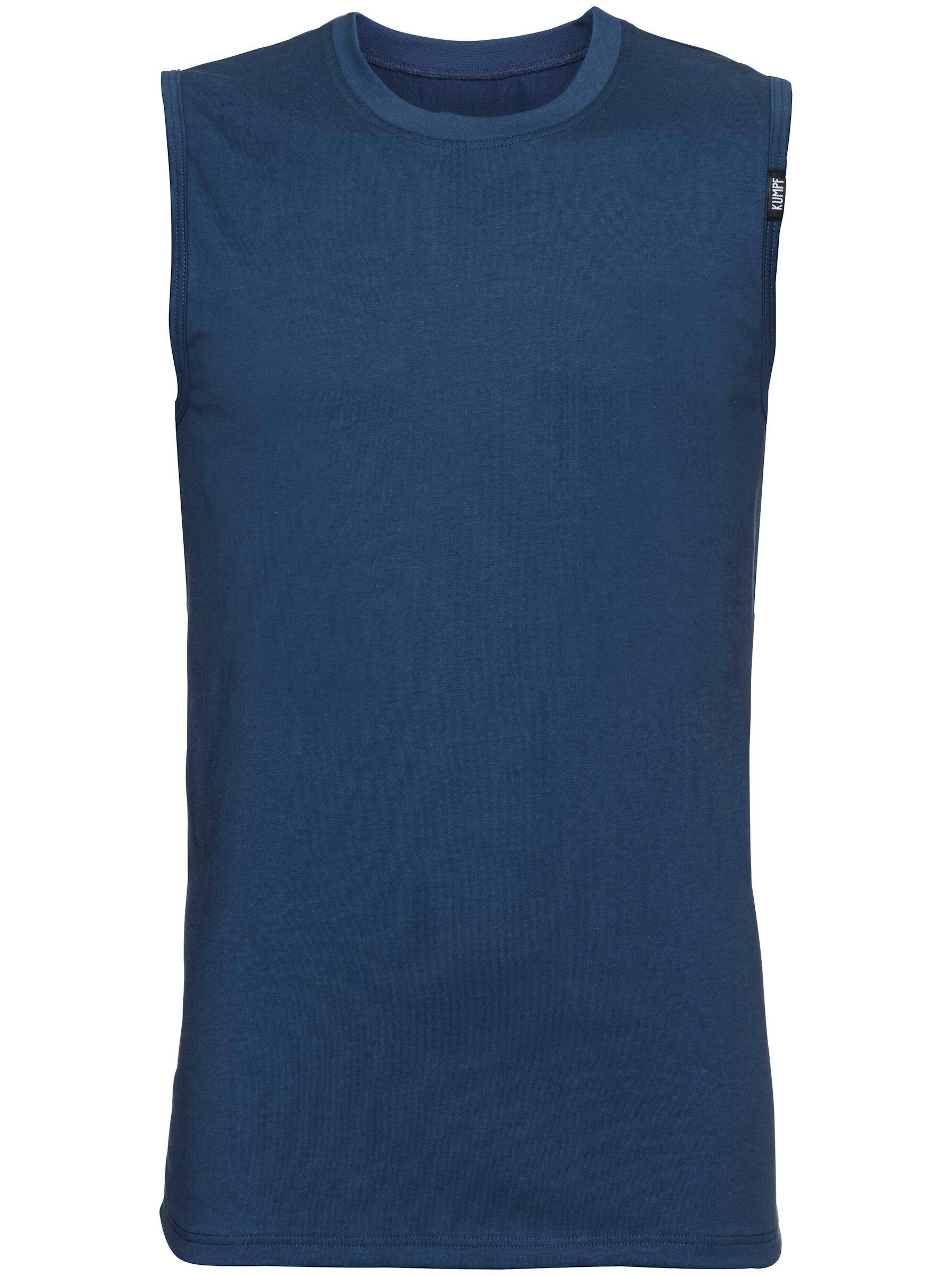 [Zum SALE-Preis angeboten] KUMPF Achselhemd Bügel (2-St) stahlblau marine + Ohne