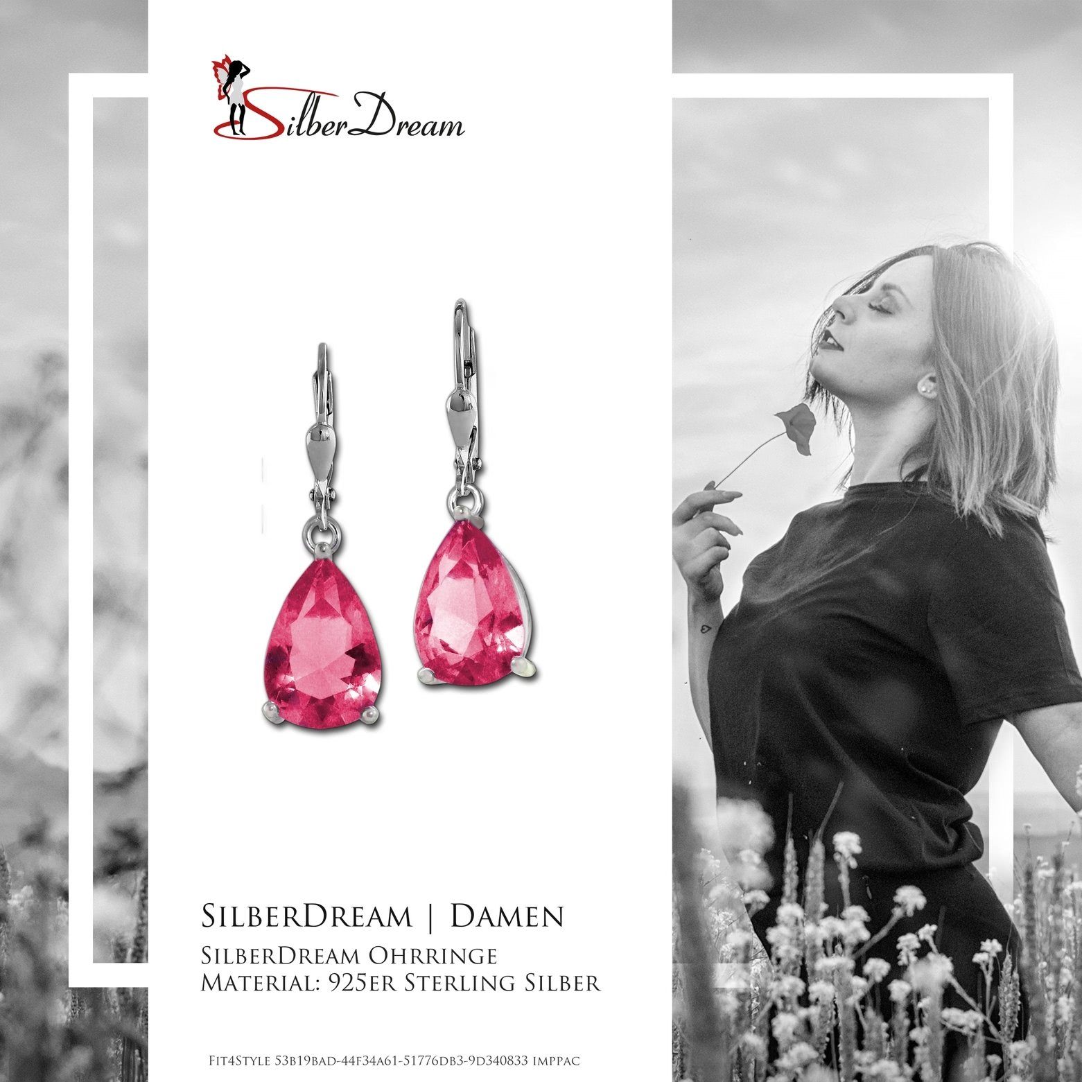 SilberDream Paar Ohrhänger SilberDream Ohrringe Damen-Schmuck günstig online kaufen