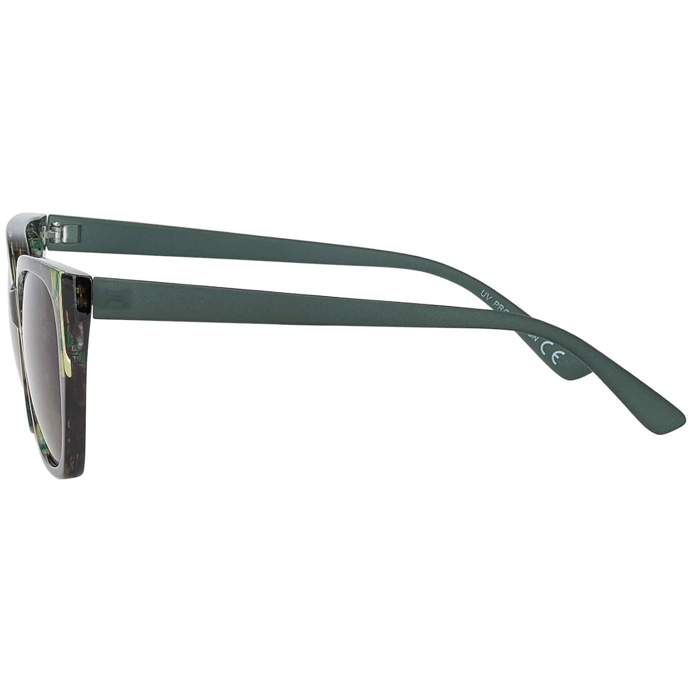BEZLIT Eyewear Retrosonnenbrille Rundglas Designer Damen Sonnenbrille (1-St) mit Lila, Braun und Violetten Linsen