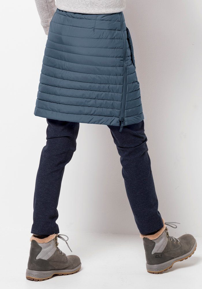 graublau Jack Wolfskin A-Linien-Rock ICEGUARD SKIRT