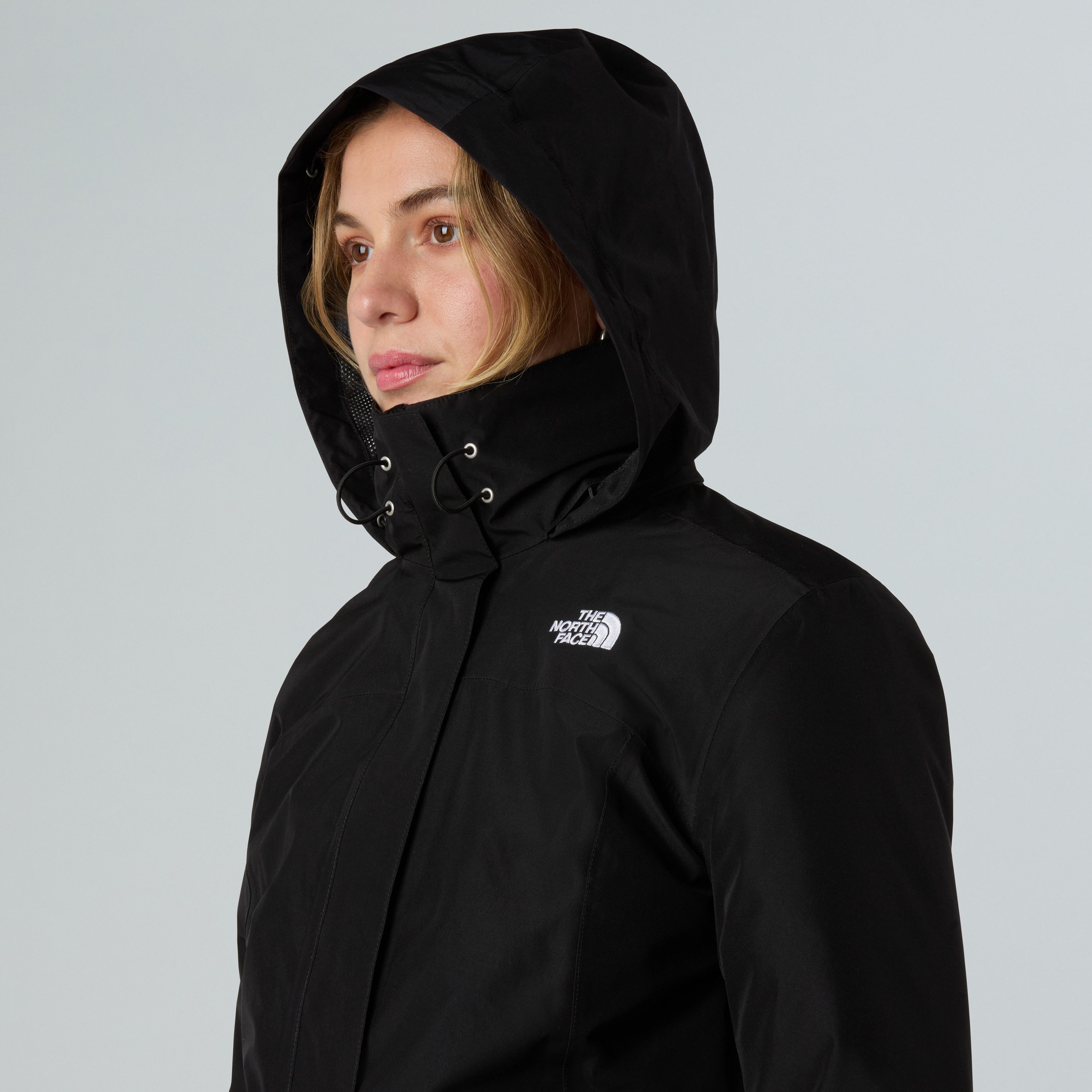 The North Face Funktionsjacke W SANGRO JACKET wasserdicht, winddicht, leicht, mit gebürstetem Kinnschutz
