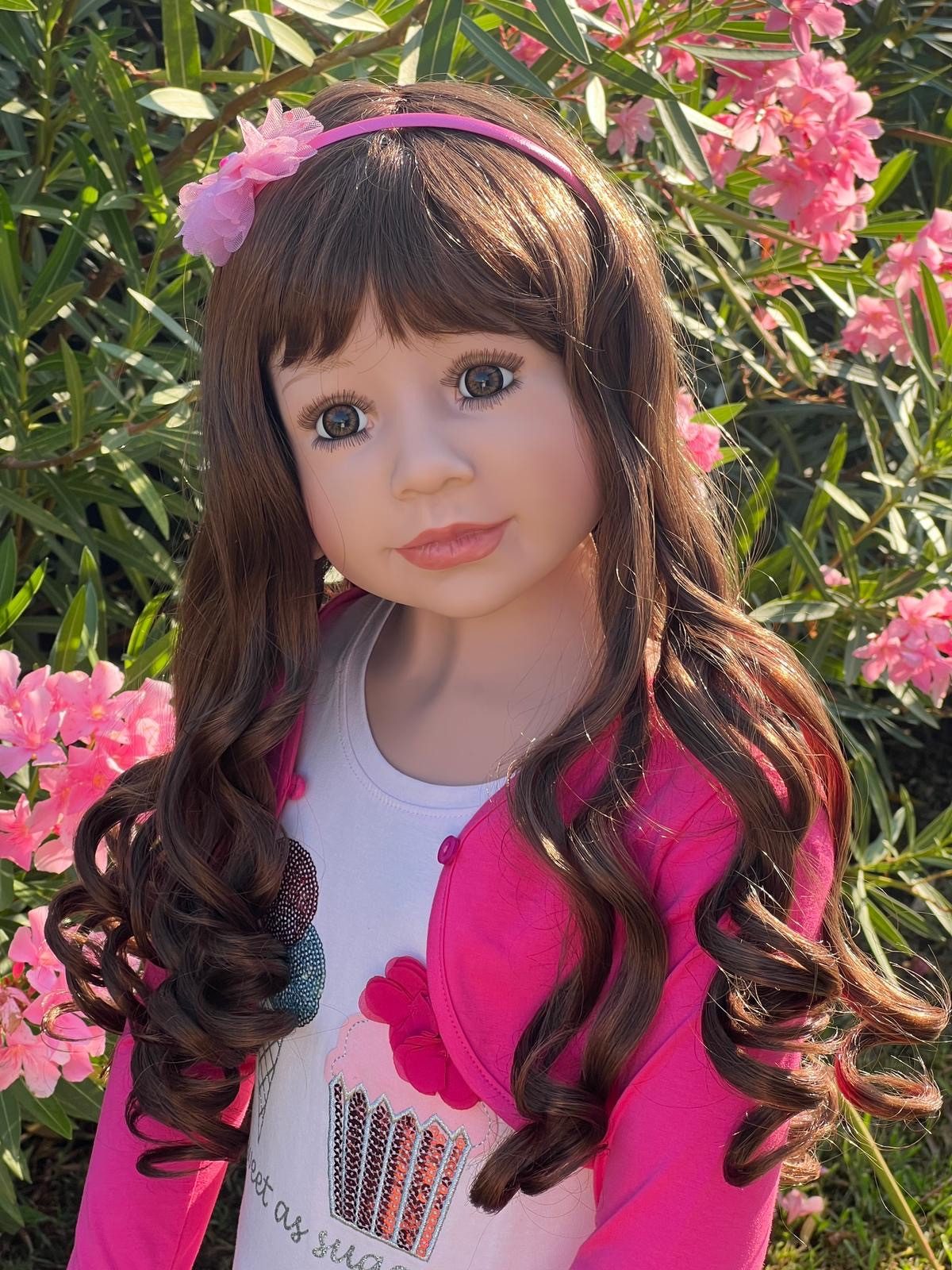 CMTPUPPENGALERIE Stehpuppe Olivia von Monika Levenig - braun - 122 cm - (1-tlg)