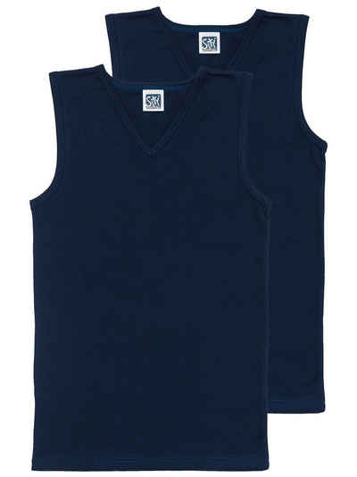 Sweety for Kids Unterhemd 2er Sparpack Knaben City Shirt Single Jersey (Spar-Set, 2-St) hohe Markenqualität