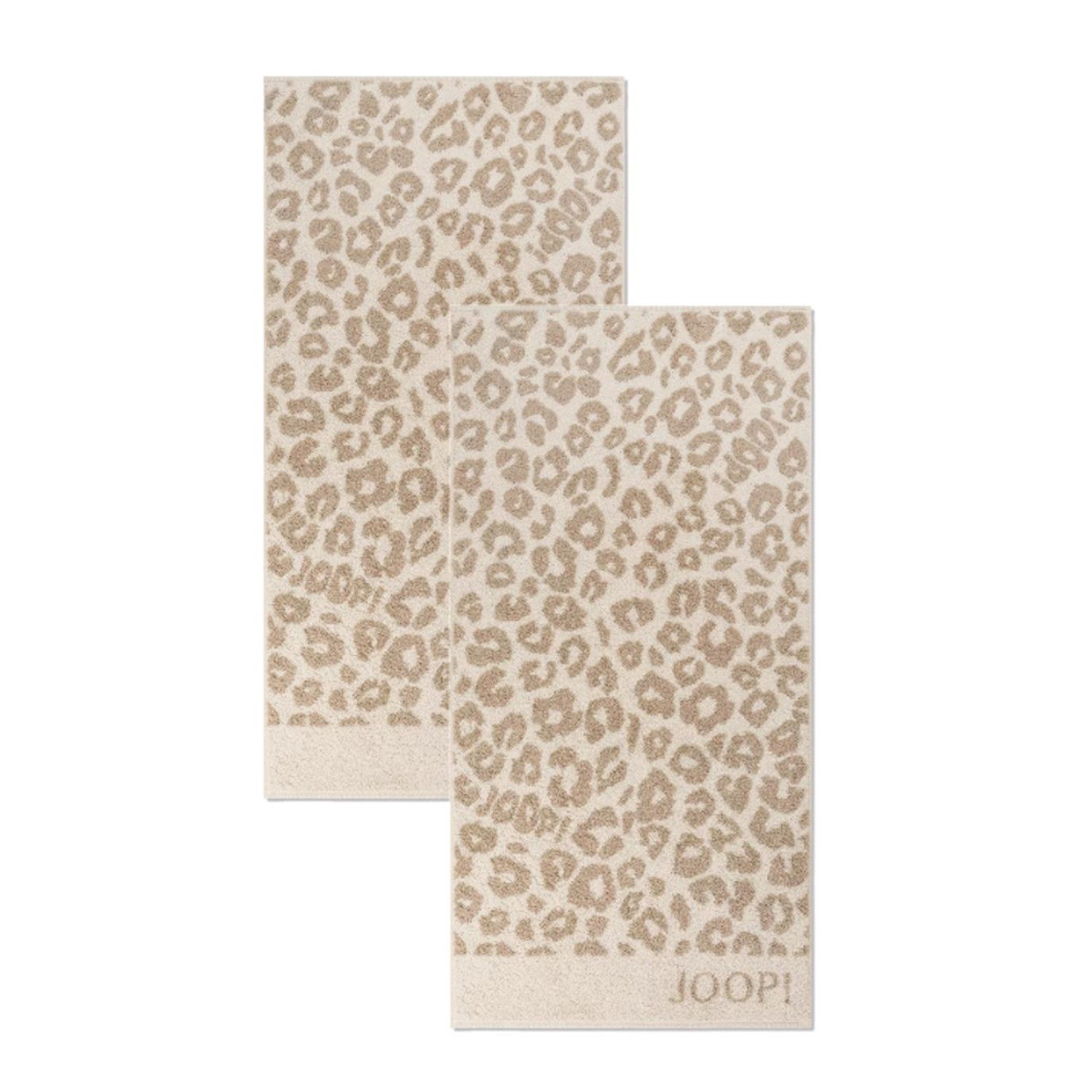 JOOP! Handtuch 2 Stück Joop! Handtücher Leo Allover 1707-36 creme 50x100, W günstig online kaufen