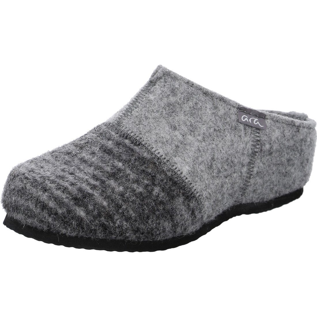 Schuhe, Ara Damen Hausschuh Ara - Hausschuh Filz 046983 Cosy grau