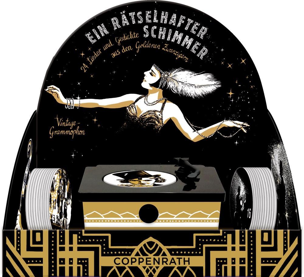 Coppenrath Adventskalender Vintage-Plattenspieler: Rätselhafter Schimmer-Go günstig online kaufen