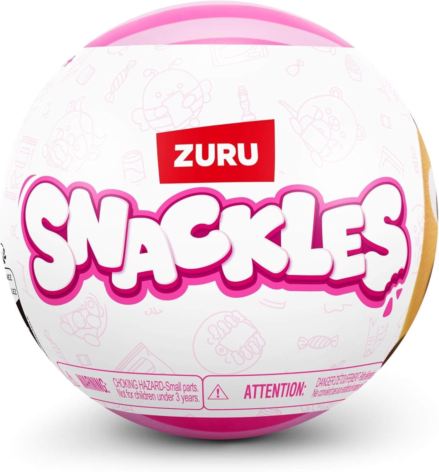 ZURU Plüschfigur ZURU 77689 - Snackles Plüsch mit Snack-Marken (Überraschung) Serie 3