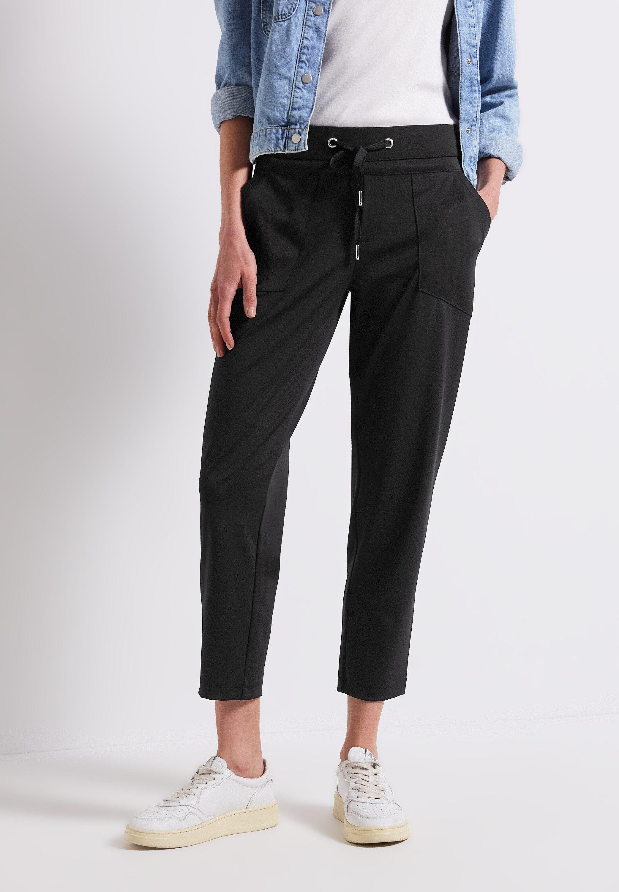 STREET ONE Stoffhose Style Bonny Sommerhose mit Tunnelzug am Bund günstig online kaufen