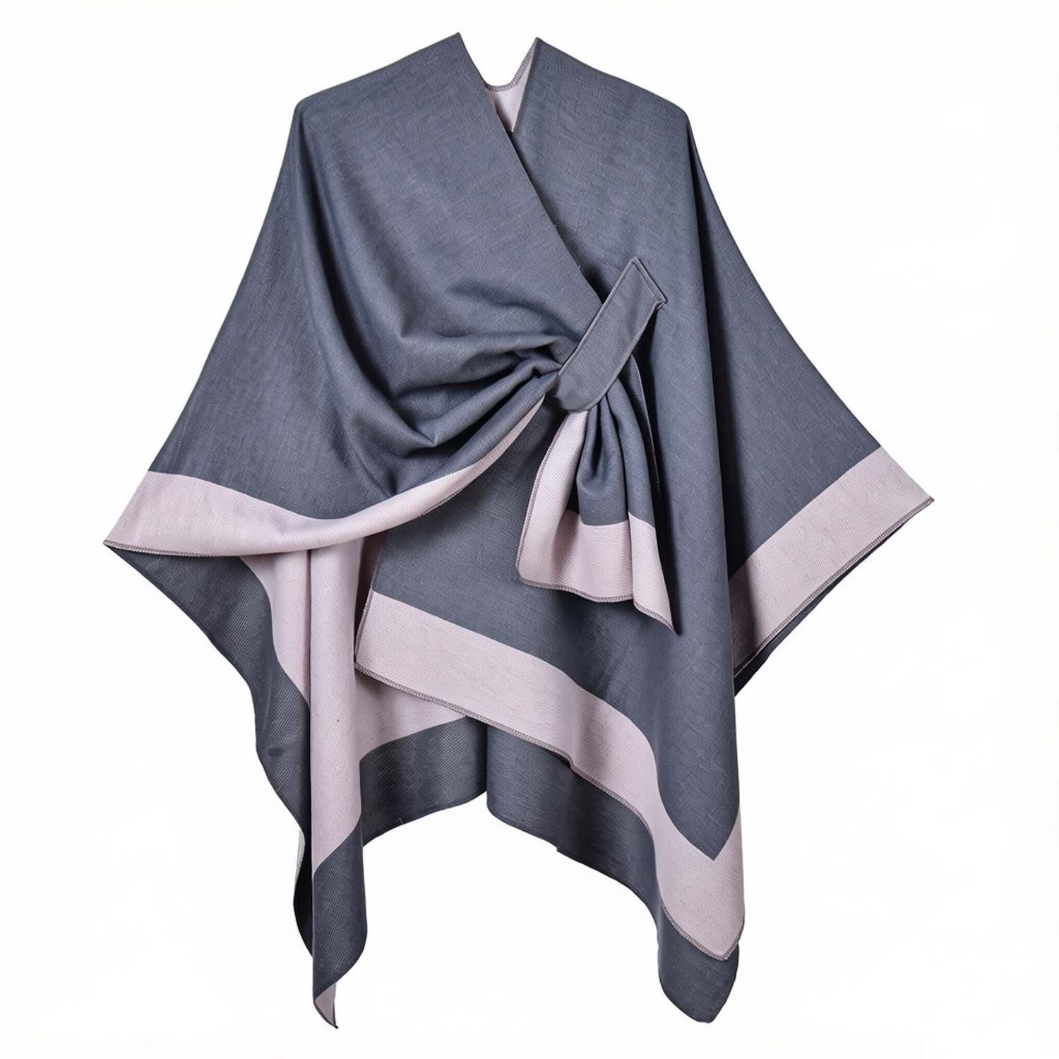 Oemmn Poncho Damen Schal,Poncho,Wärmender Schal für alle Jahreszeiten