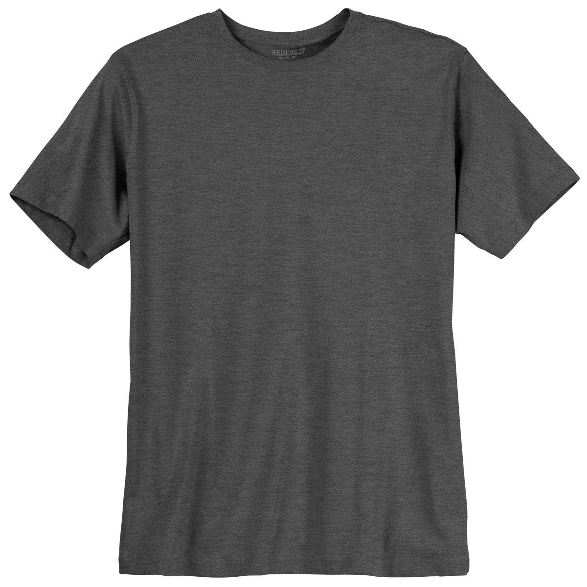 redfield Rundhalsshirt Übergrößen Redfield T-Shirt anthrazit günstig online kaufen