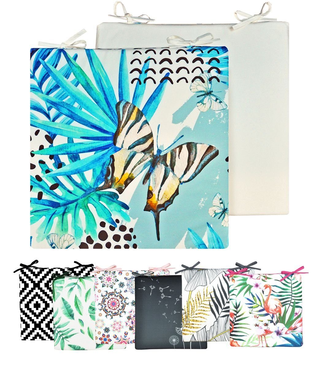 JACK Stuhlkissen JACK Motiv Outdoor Wende Stuhlkissen 40x40cm Lounge Kissen günstig online kaufen