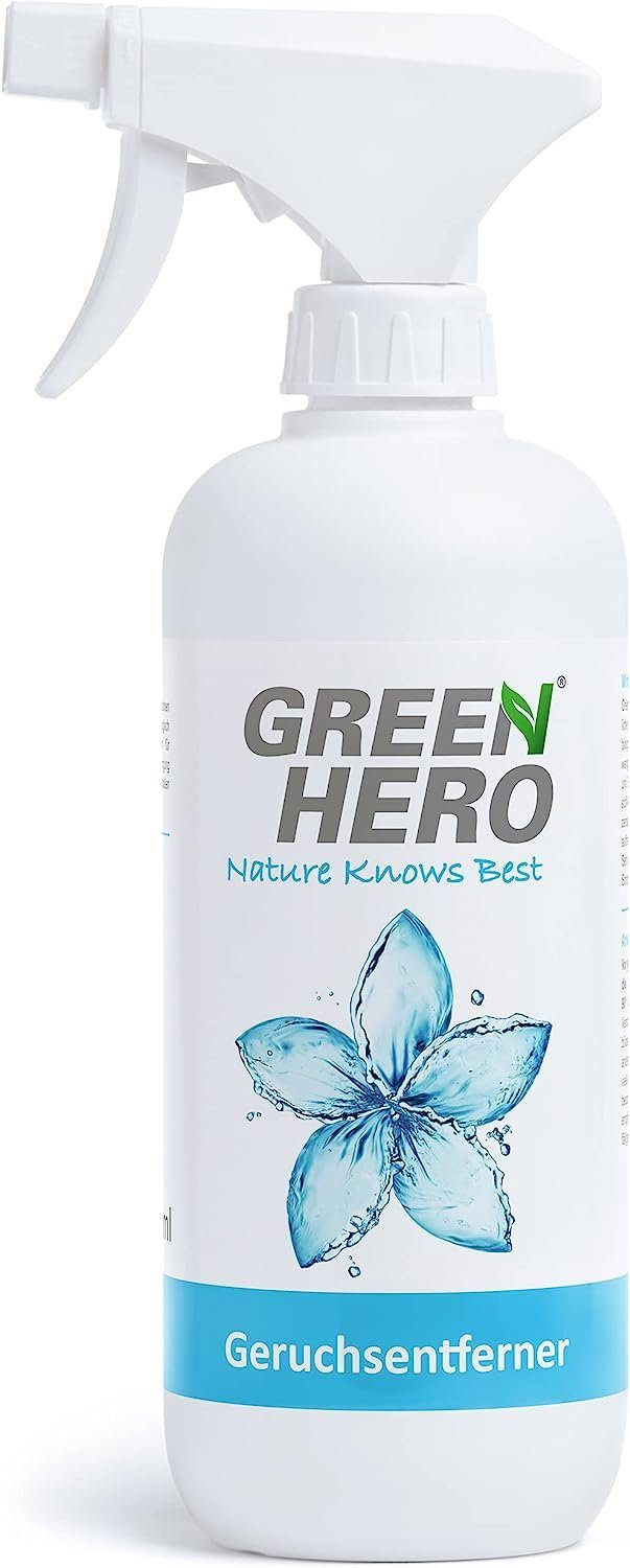 GreenHero Geruchsentferner Geruchsneutralisierer Spray für