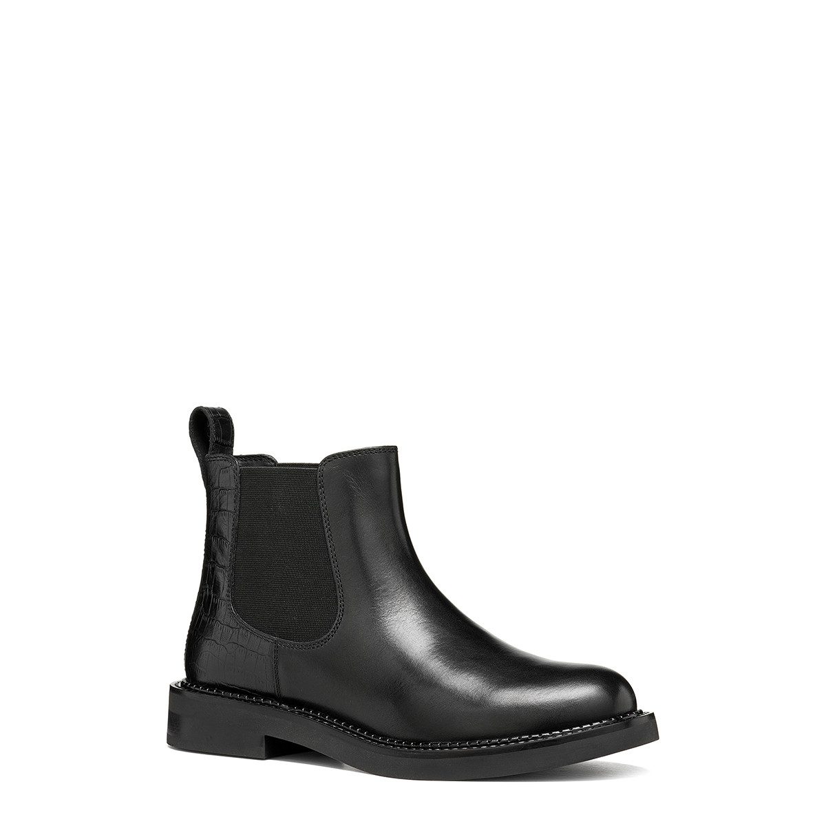 Geox GEOX SERILDA, Stiefeletten, Chelsea Boots, Schwarz, Damen Chelseaboots