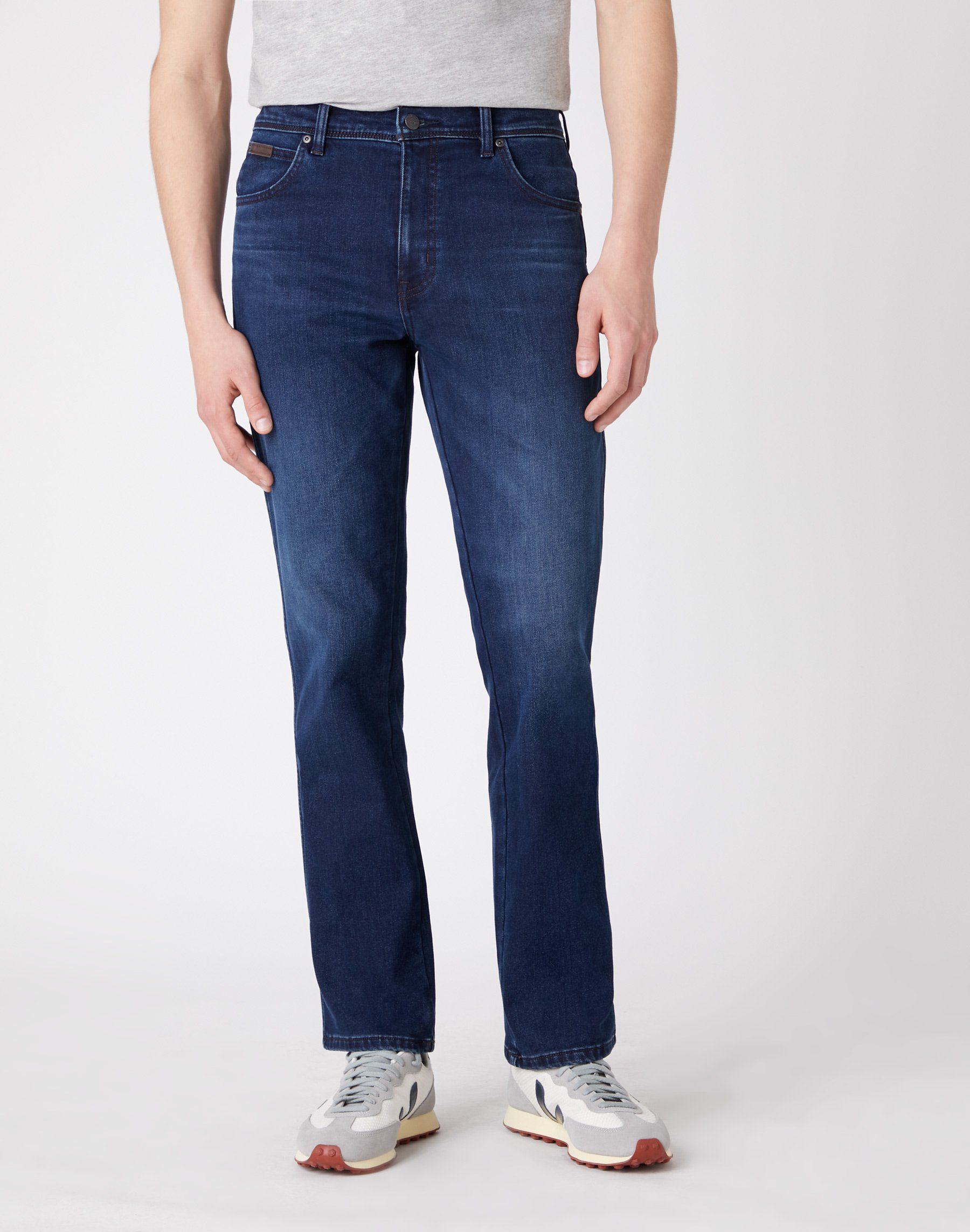Wrangler 5-Pocket-Jeans WRANGLER TEXAS denim blue brushed W121Z123D - THERMO