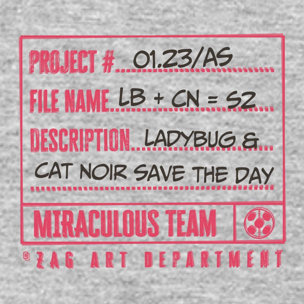Spreadshirt T-Shirt Miraculous Heroez Comic-Design Front- & Backprint Teenager T-Shirt (1-tlg)