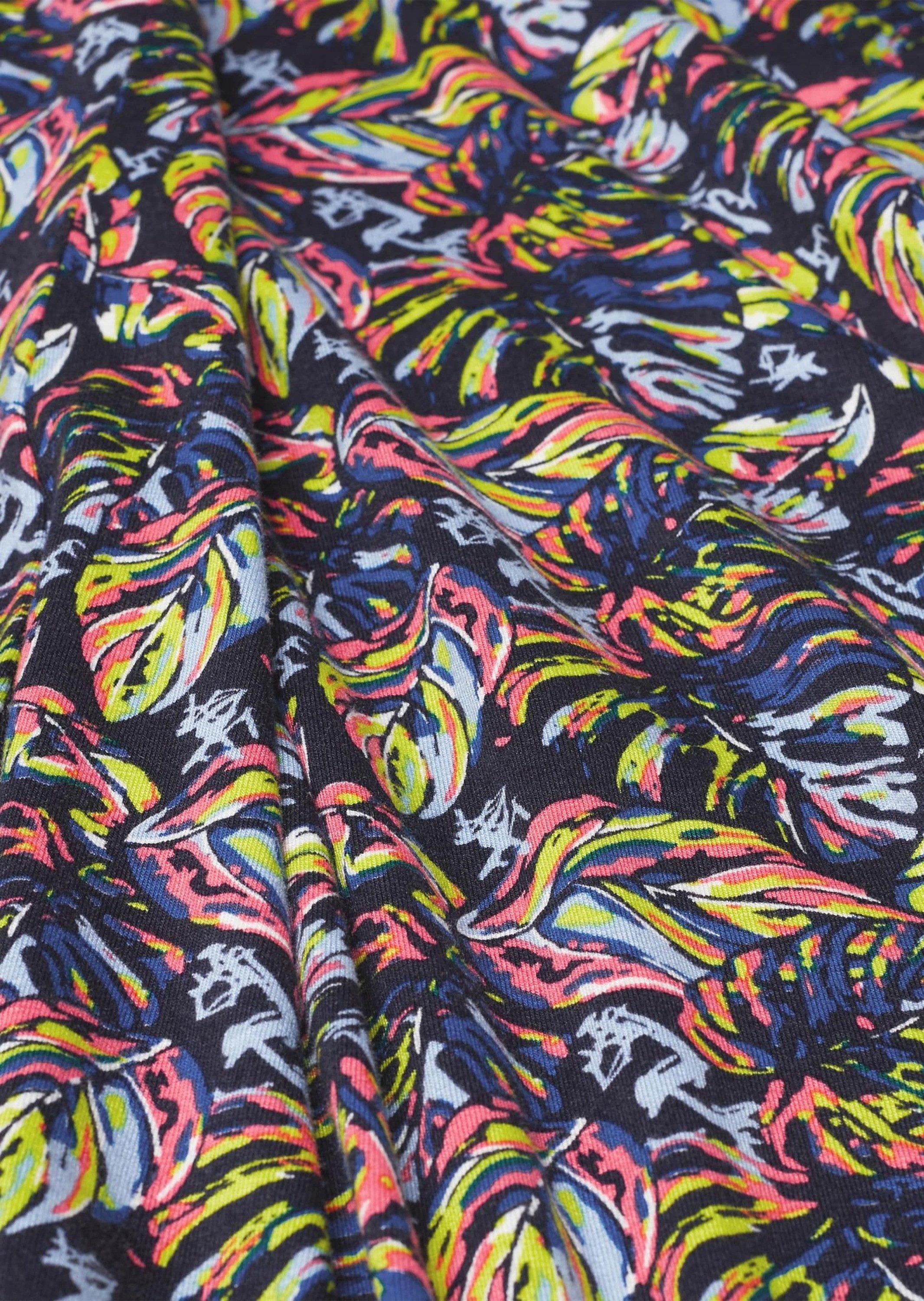 GOLDNER Jerseykleid Kurzgröße: Modisches Jersey-Kleid mit Rundhals und Kurzarm