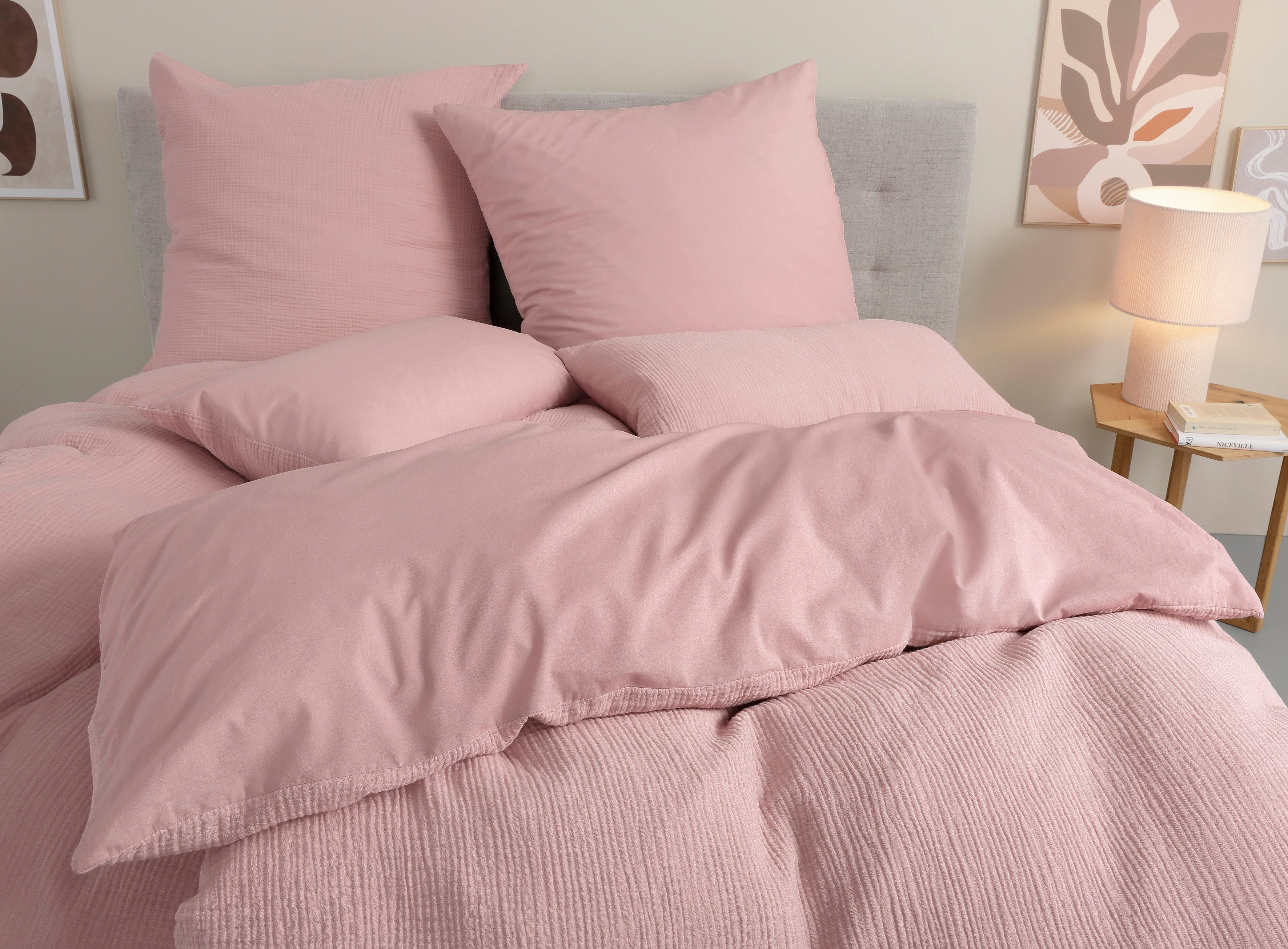 OTTO home Wendebettwäsche Sari3, Musselin, Renforcé, 2 teilig, NEUHEIT: aus günstig online kaufen