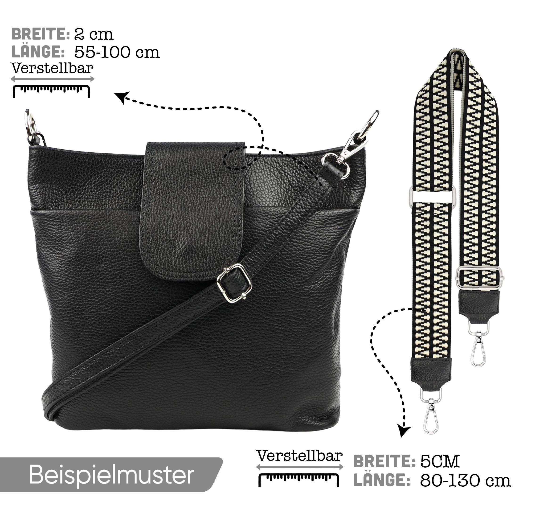 SEVA Schultertasche Umhängetasche Damen Echtleder mit günstig online kaufen
