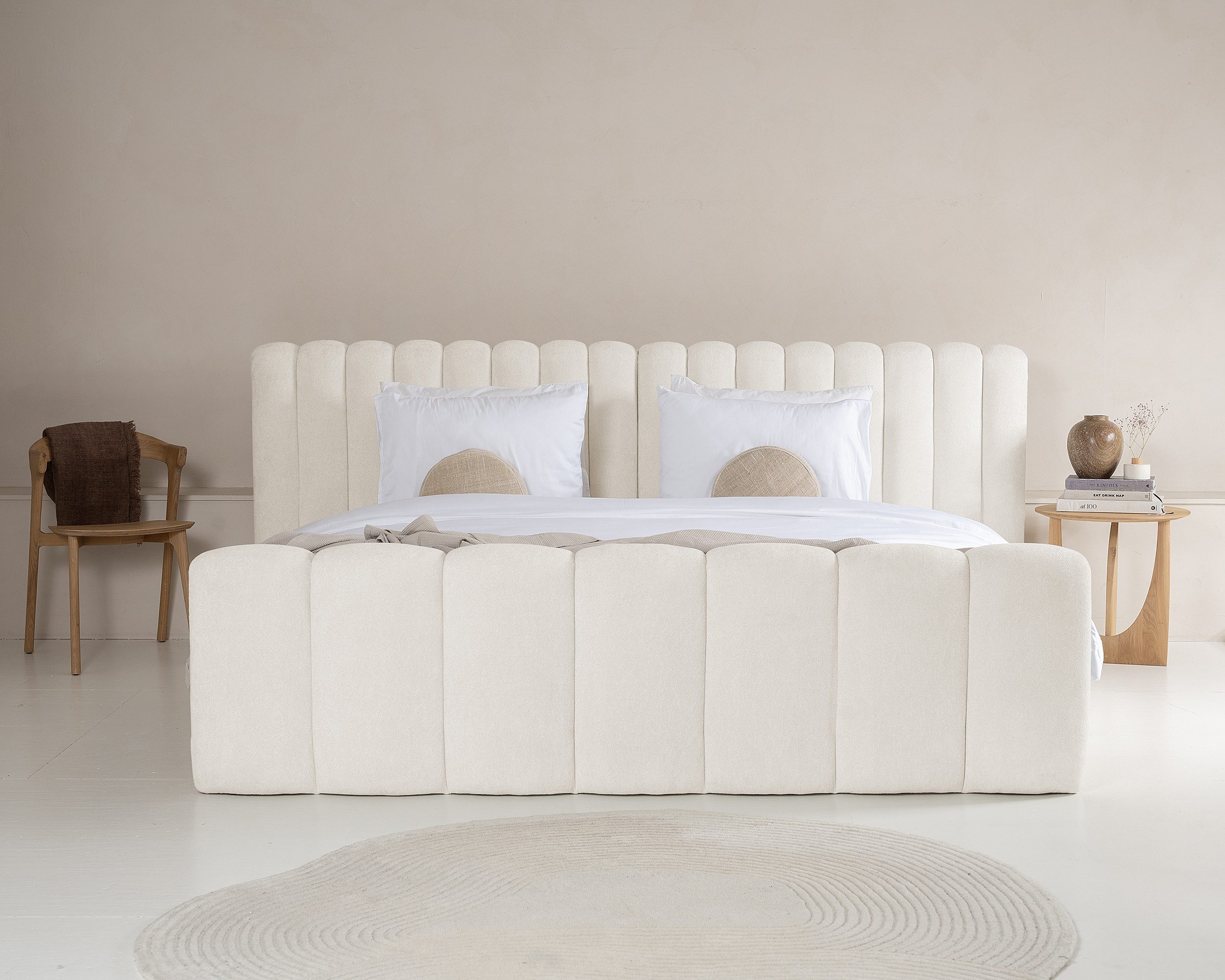 Sitheim-Europe Bett Adore Chic Designerbett Beige mit oder ohne Matratze