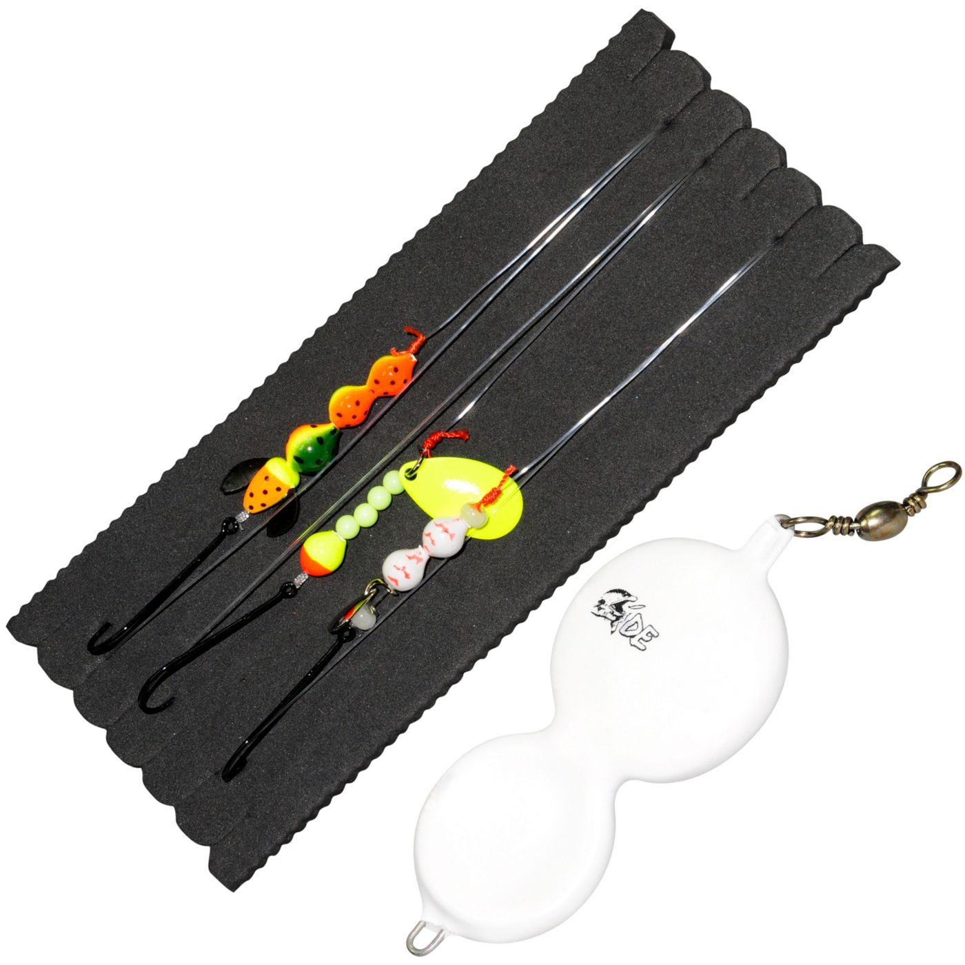 Dieter Eisele Kunstköder Dieter Eisele Flunder Buttlöffel - 1 Spoon + 3 Vorfächer