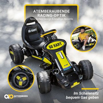 Actionbikes Motors Go-Kart Kinder Go Kart 9788 elektro - 3 km/h - Bremsautomatik - 25 W, Kinder Fahrzeug Spielzeug ab 3 Jahre elektro