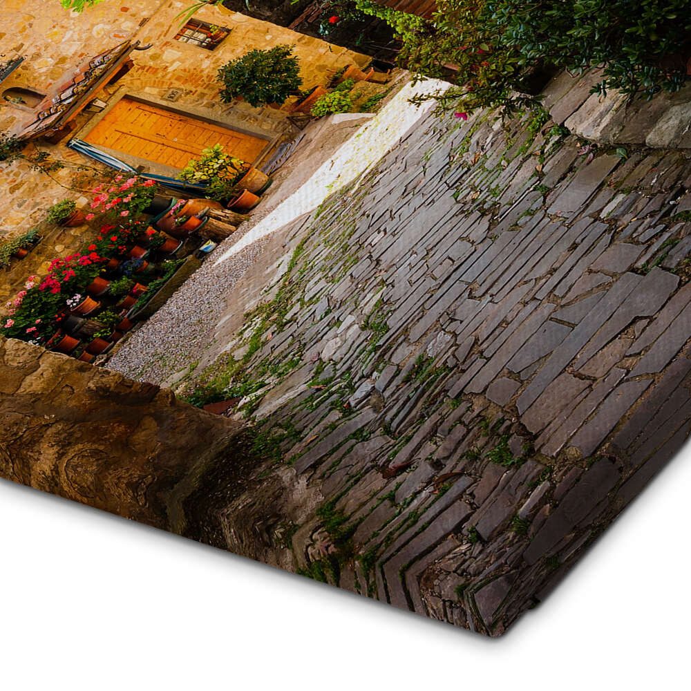 Posterlounge Wandbild Mediterrane Gasse, Toskana, Reiner Würz, erhältlich als Poster, Leinwandbild, Wandsticker oder Acrylglasbild
