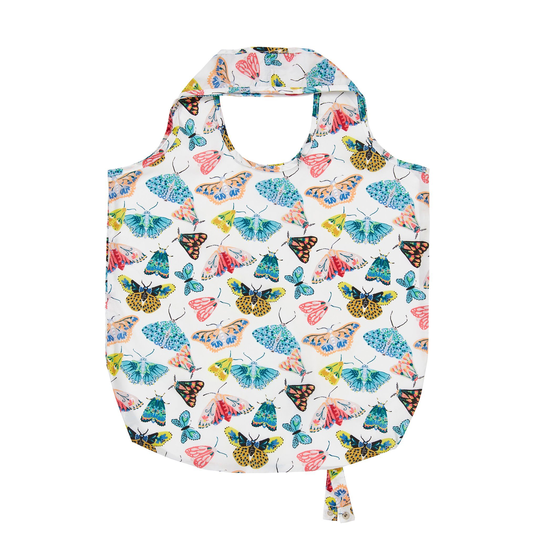 faltbare Butterfly Roll-up-Tasche Einkaufstasche 46 House, Ulster x 61 cm, incl. ca. Tragegriffe Weavers Einkaufsbeutel