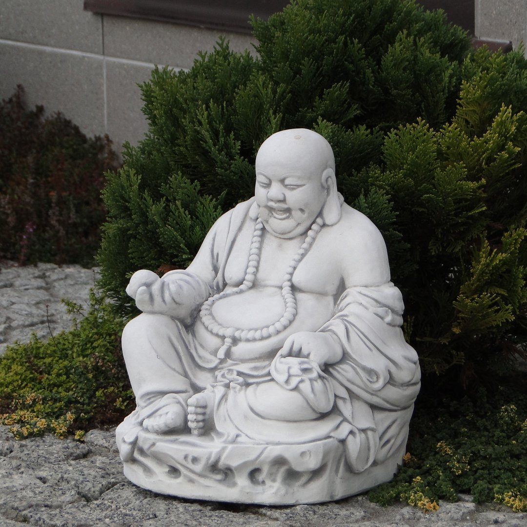 gartendekoparadies.de Gartenfigur Lachende Buddha Statue, H. günstig online kaufen